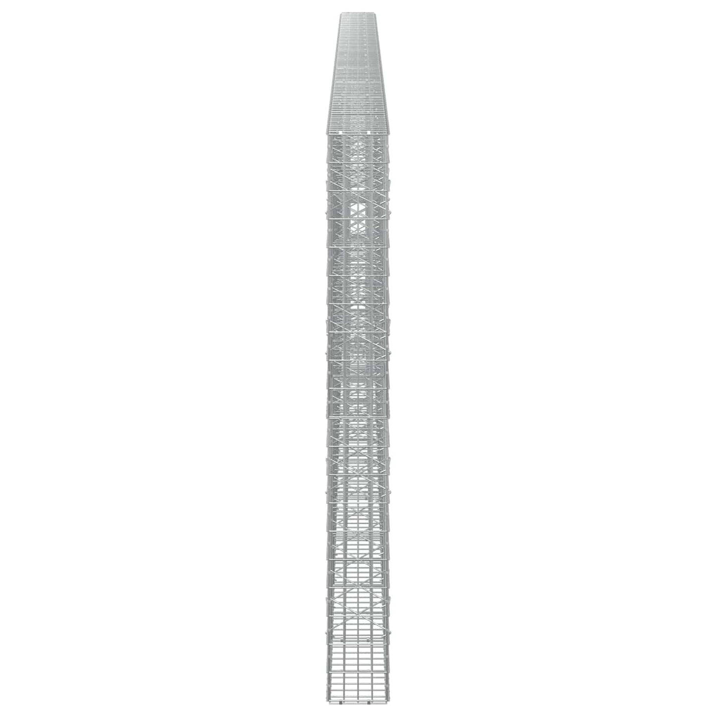 vidaXL Γκαμπιόν με σύρμα 3,5 mm και πλέγμα 5x10 cm 1000x20x200 εκ.