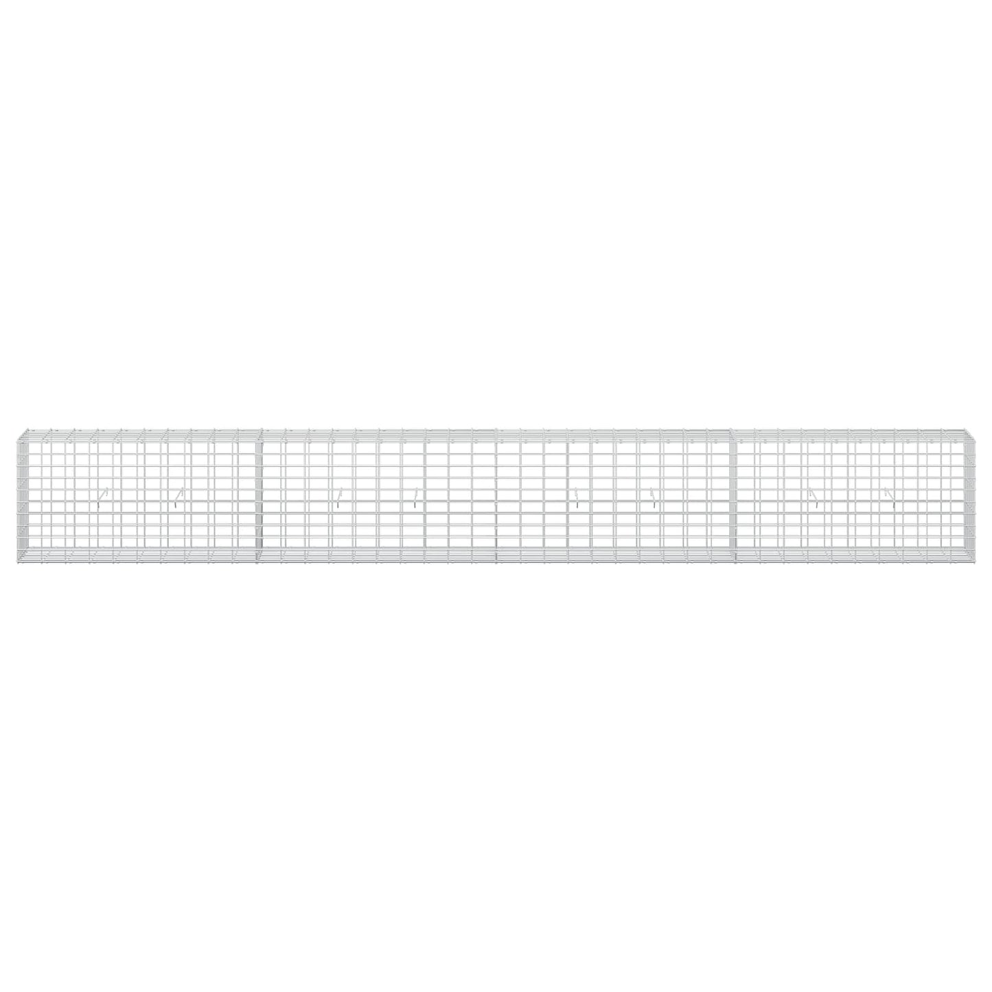 vidaXL Γκαμπιόν με σύρμα 3,5 mm και πλέγμα 5x10 cm 400x30x50 εκ