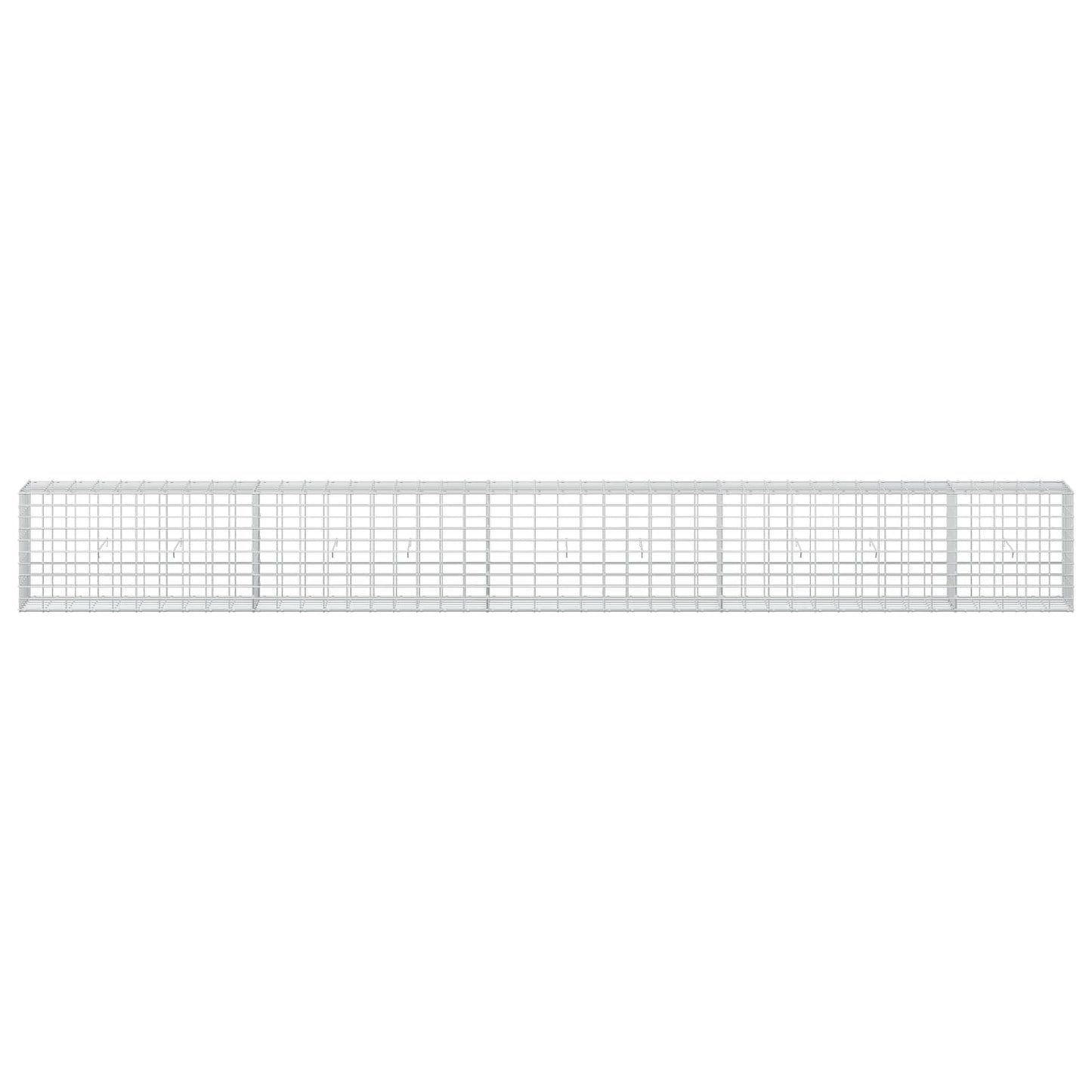 vidaXL Γκαμπιόν με σύρμα 3,5 mm και πλέγμα 5x10 cm 450x30x50 εκ