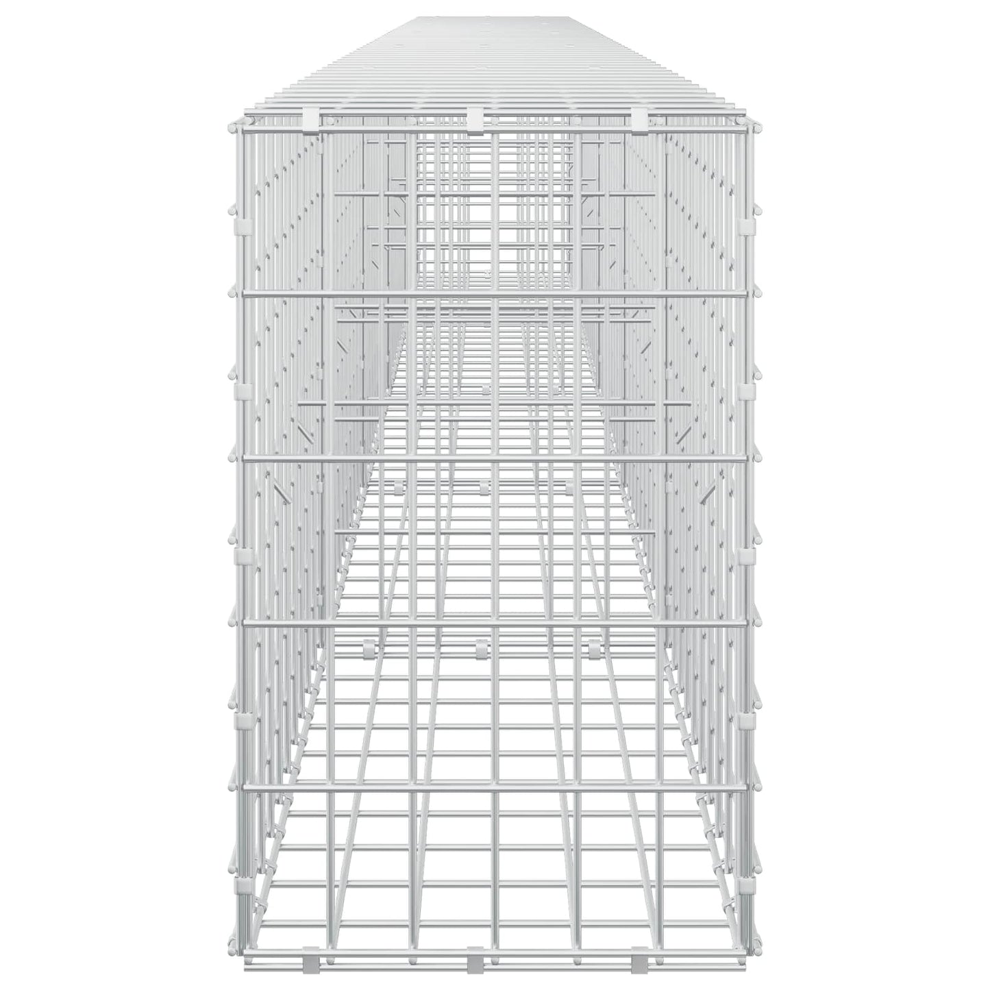 vidaXL Γκαμπιόν με σύρμα 3,5 mm και πλέγμα 5x10 cm 500x30x50 εκ