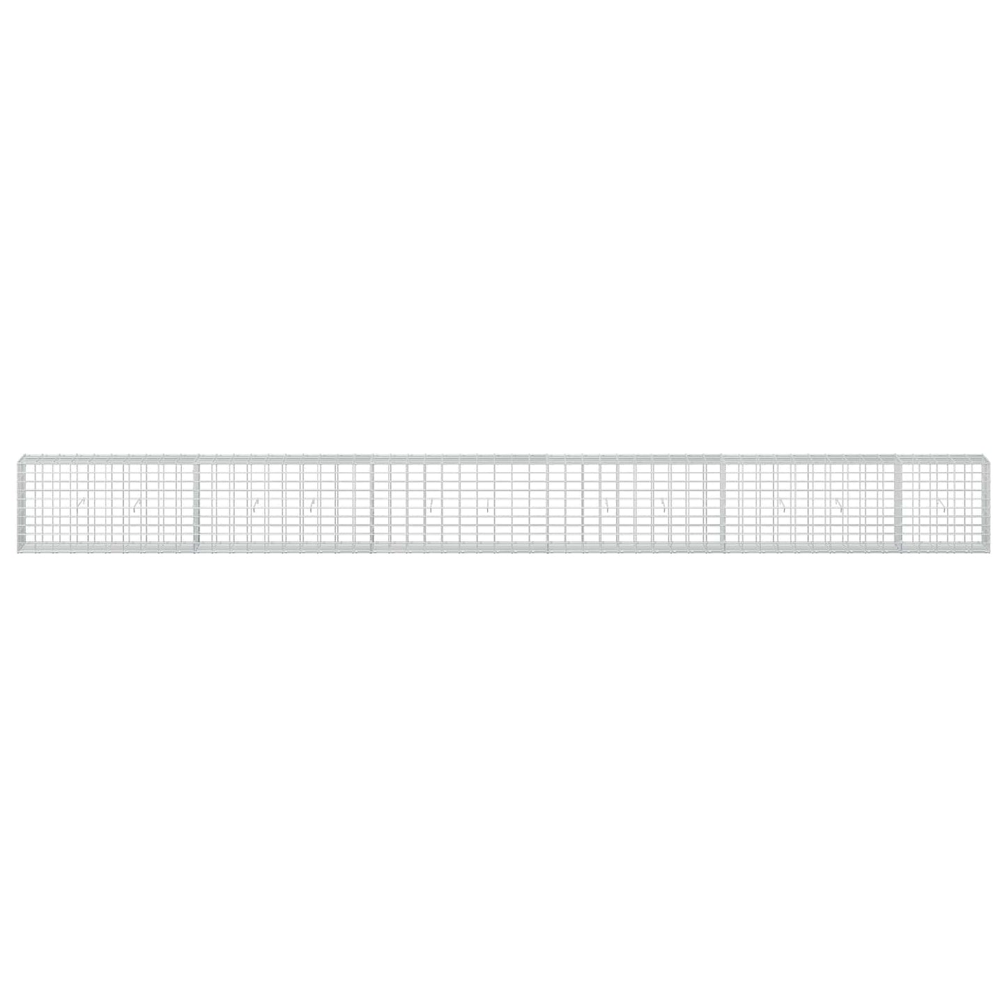 vidaXL Γκαμπιόν με σύρμα 3,5 mm και πλέγμα 5x10 cm 550x30x50 εκ