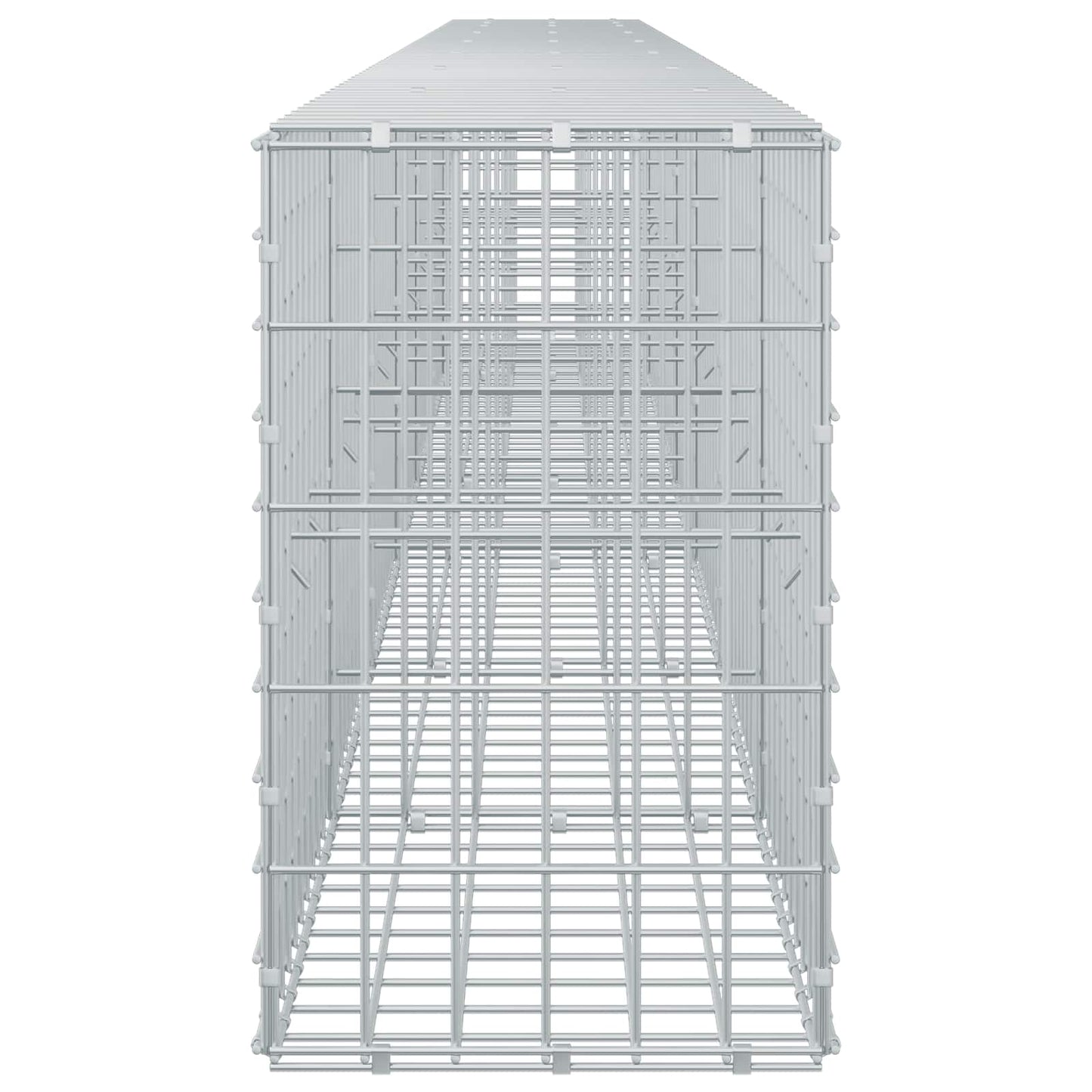 vidaXL Γκαμπιόν με σύρμα 3,5 mm και πλέγμα 5x10 cm 700x30x50 εκ.