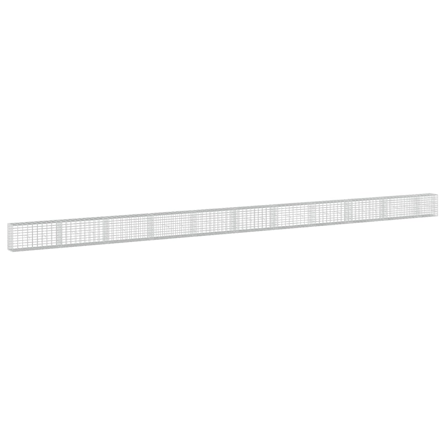 vidaXL Γκαμπιόν με σύρμα 3,5 mm και πλέγμα 5x10 cm 1050x30x50 εκ