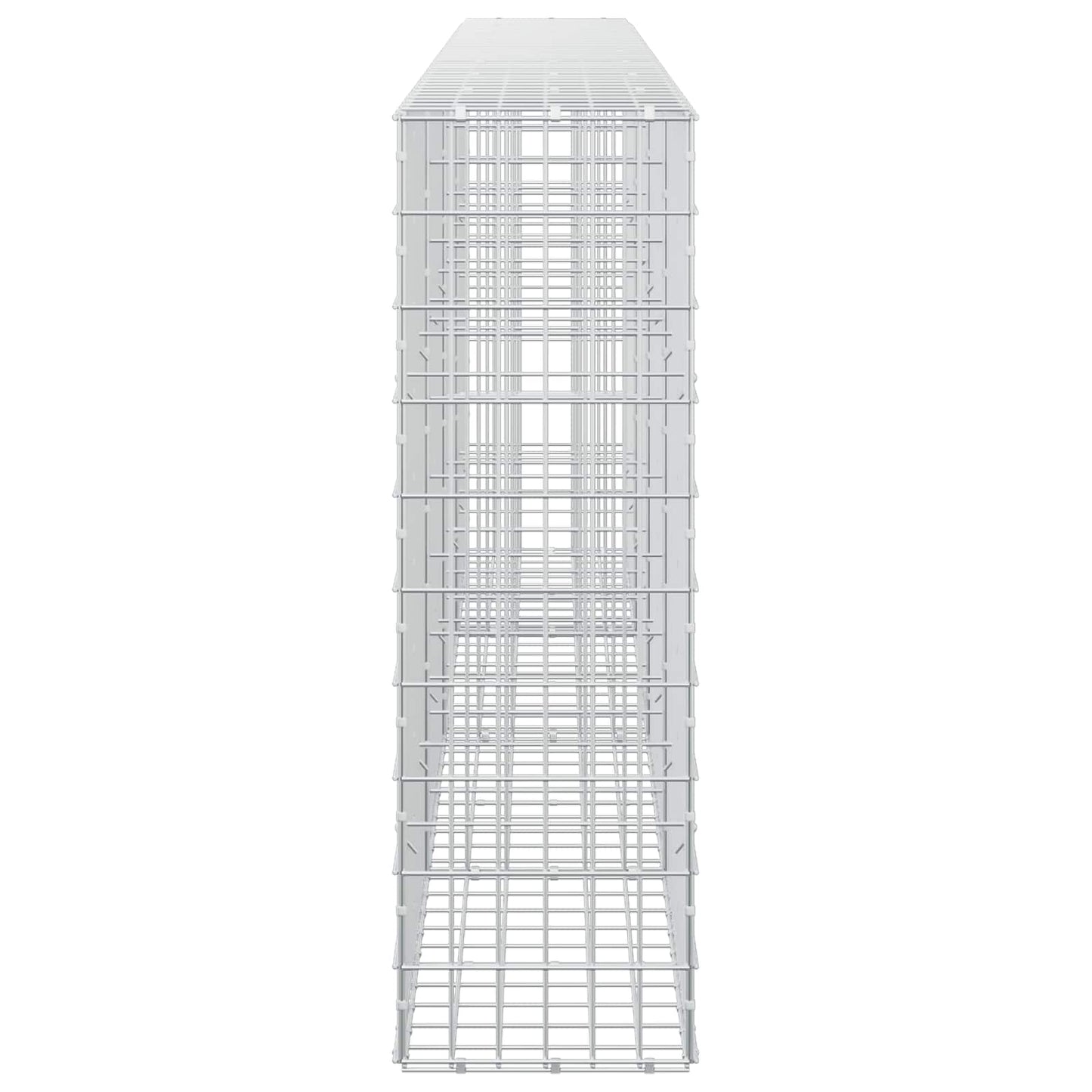 vidaXL Γκαμπιόν με σύρμα 3,5 mm και πλέγμα 5x10 cm 400x30x100 εκ