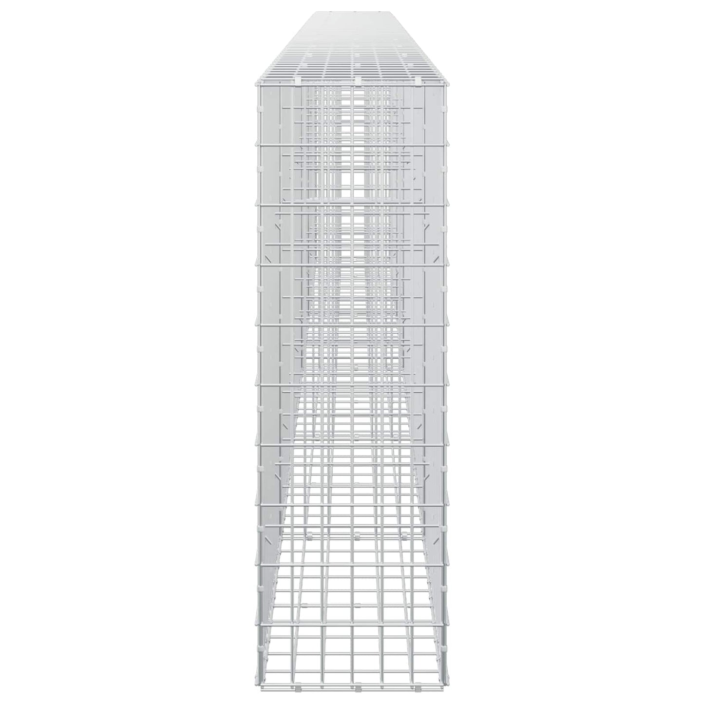 vidaXL Γκαμπιόν με σύρμα 3,5 mm και πλέγμα 5x10 cm 550x30x100 εκ