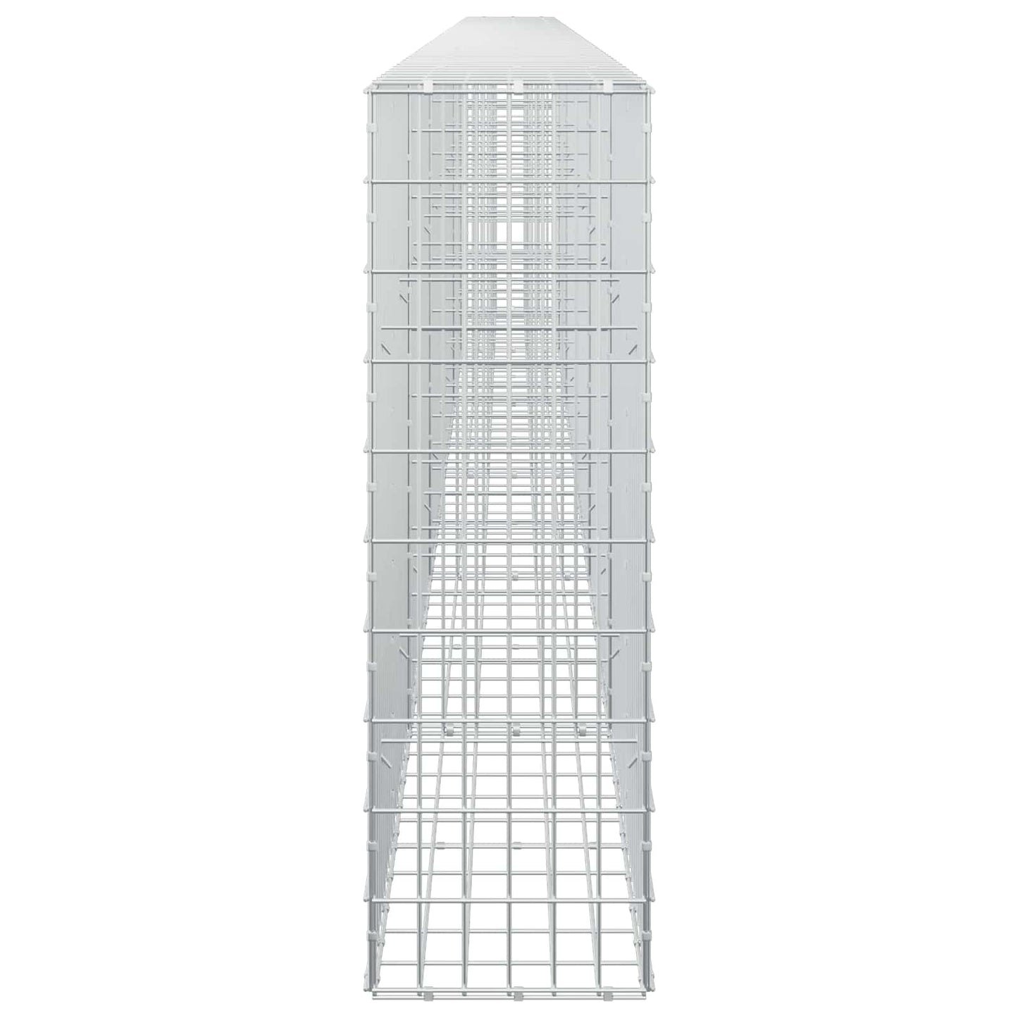 vidaXL Γκαμπιόν με σύρμα 3,5 mm και πλέγμα 5x10 cm 600x30x100 εκ