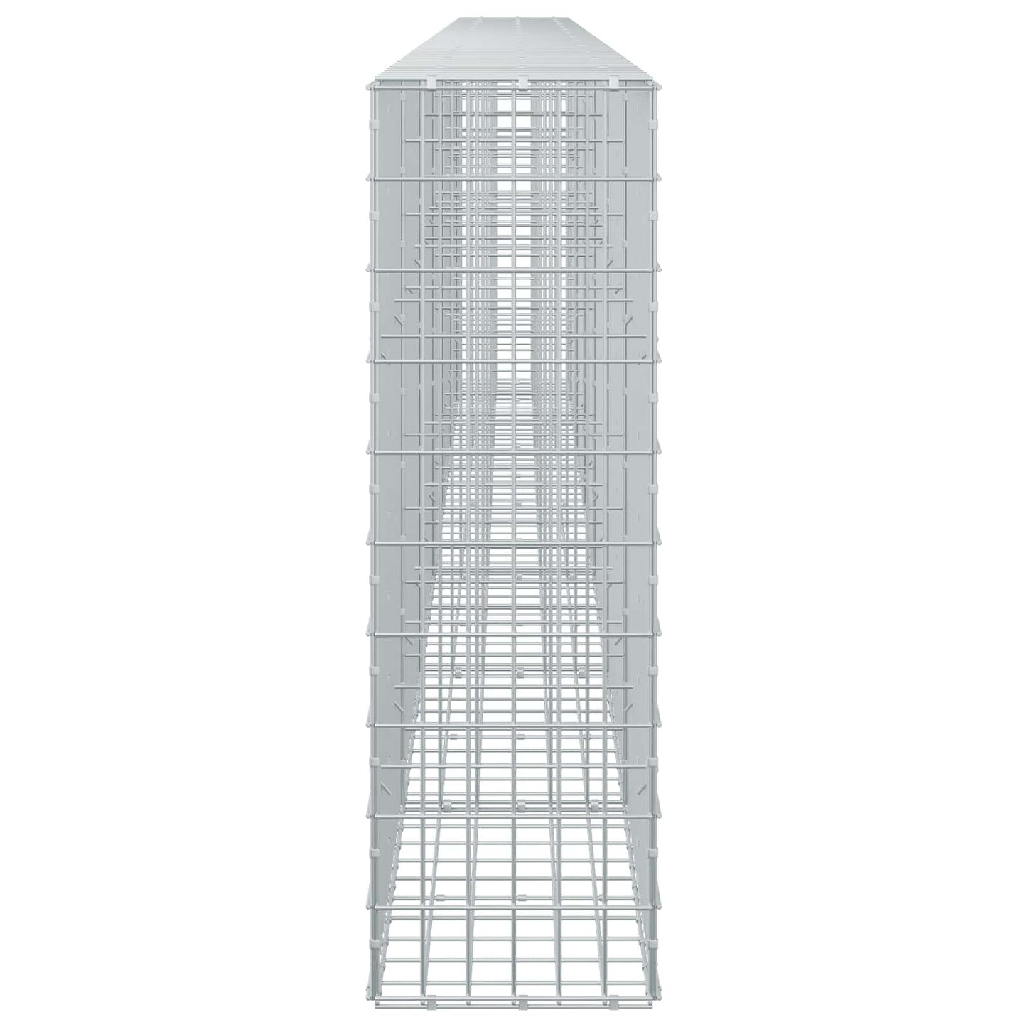 vidaXL Γκαμπιόν με σύρμα 3,5 mm και πλέγμα 5x10 cm 650x30x100 εκ