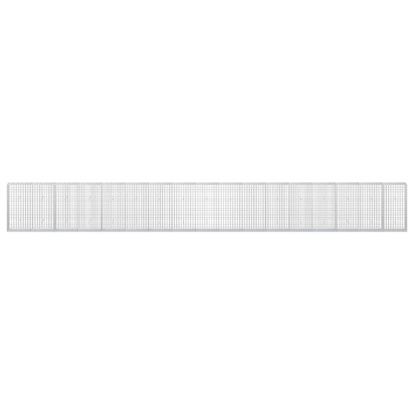vidaXL Γκαμπιόν με σύρμα 3,5 mm και πλέγμα 5x10 cm 850x30x100 εκ
