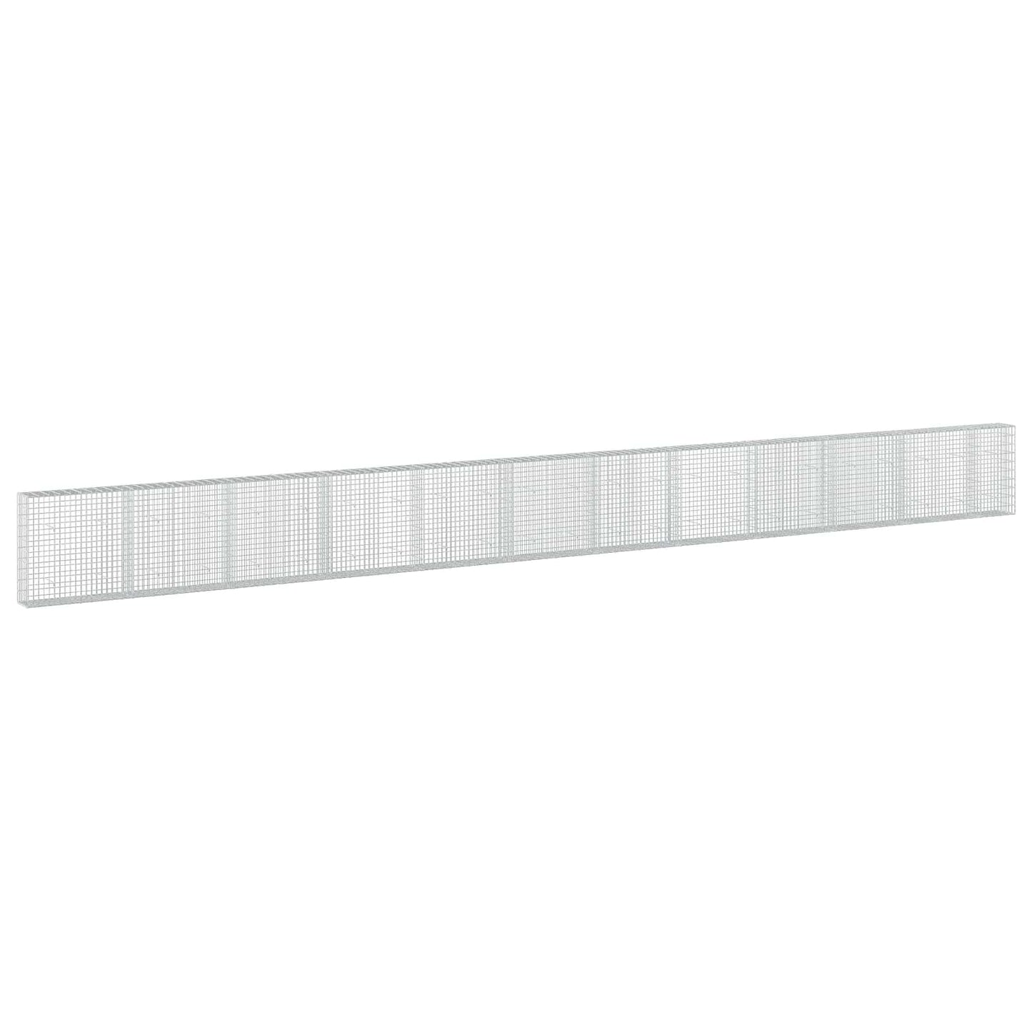 vidaXL Γκαμπιόν με σύρμα 3,5 mm και πλέγμα 5x10 cm 1150x30x100 εκ