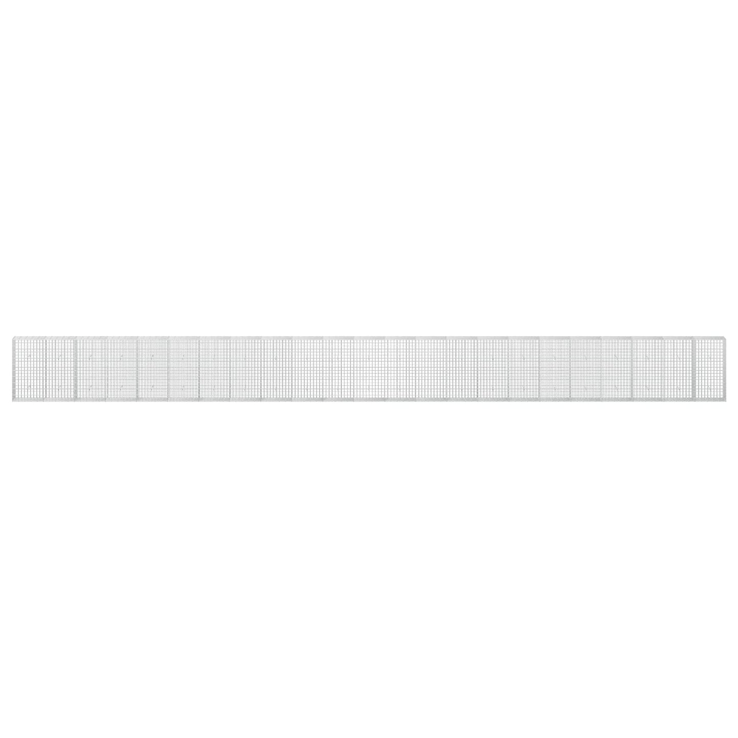 vidaXL Γκαμπιόν με σύρμα 3,5 mm και πλέγμα 5x10 cm 1150x30x100 εκ