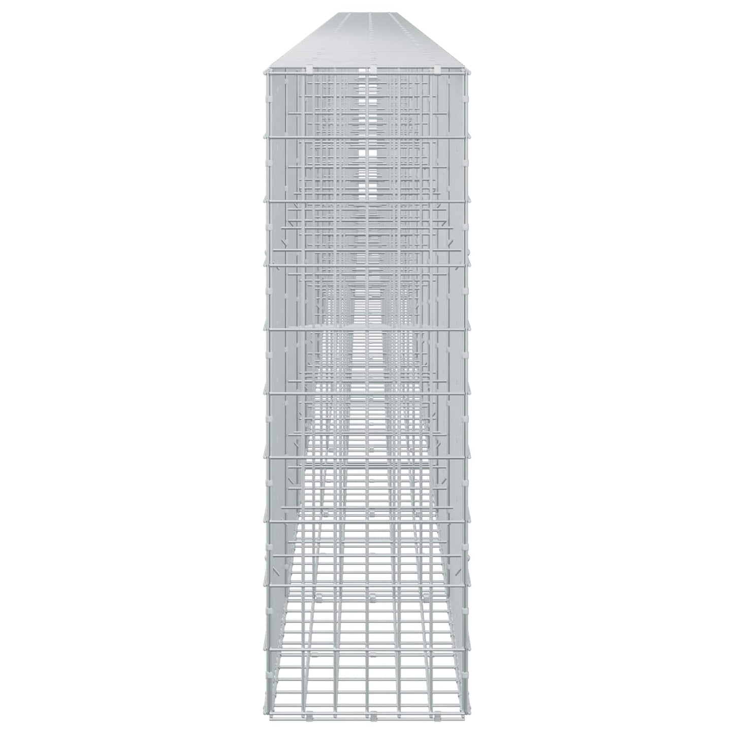 vidaXL Γκαμπιόν με σύρμα 3,5 mm και πλέγμα 5x10 cm 1200x30x100 εκ