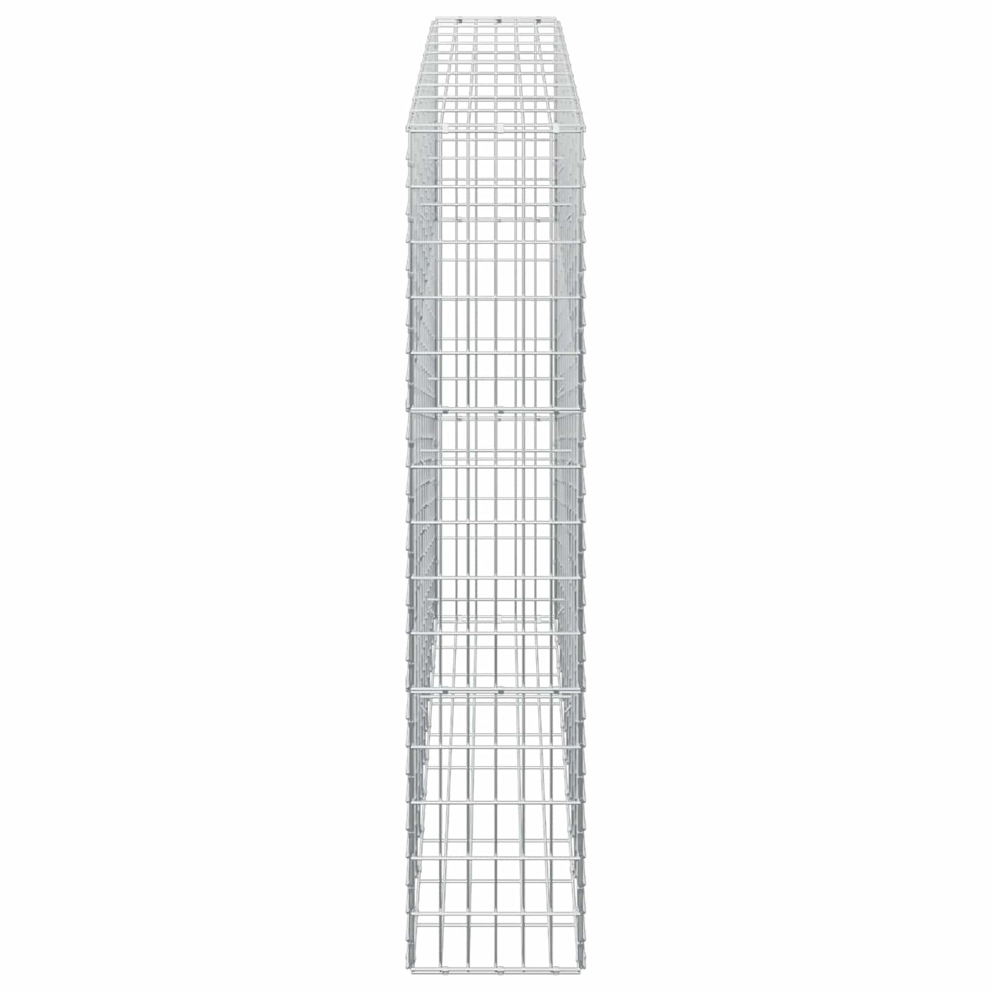 vidaXL Γκαμπιόν με σύρμα 3,5 mm και πλέγμα 5x10 cm 100x30x150 εκ