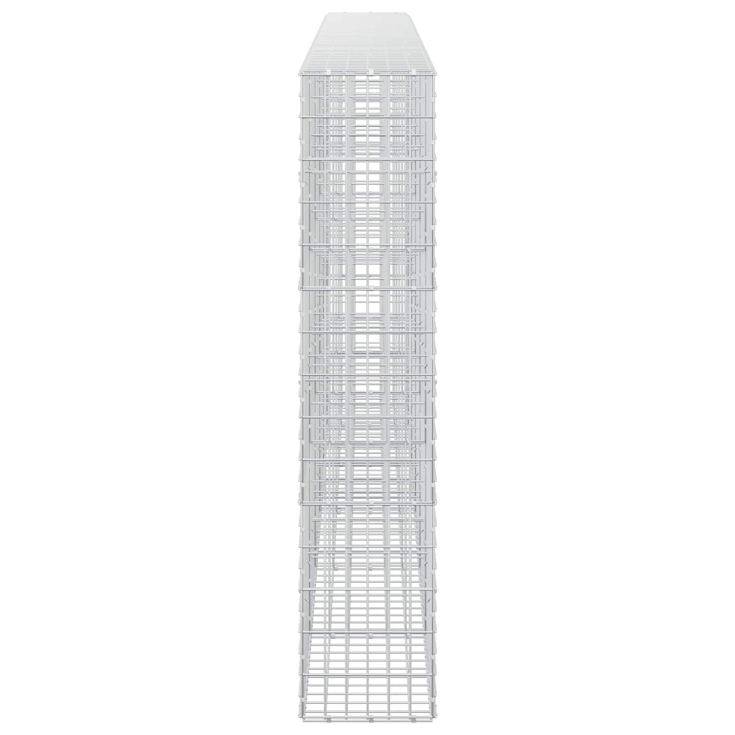 vidaXL Γκαμπιόν με σύρμα 3,5 mm και πλέγμα 5x10 cm 550x30x150 εκ