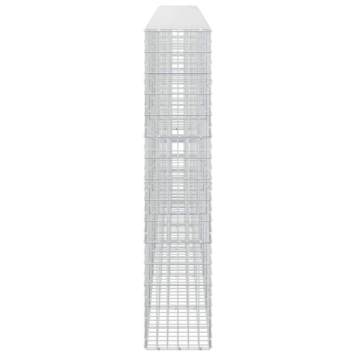 vidaXL Γκαμπιόν με σύρμα 3,5 mm και πλέγμα 5x10 cm 600x30x150 εκ