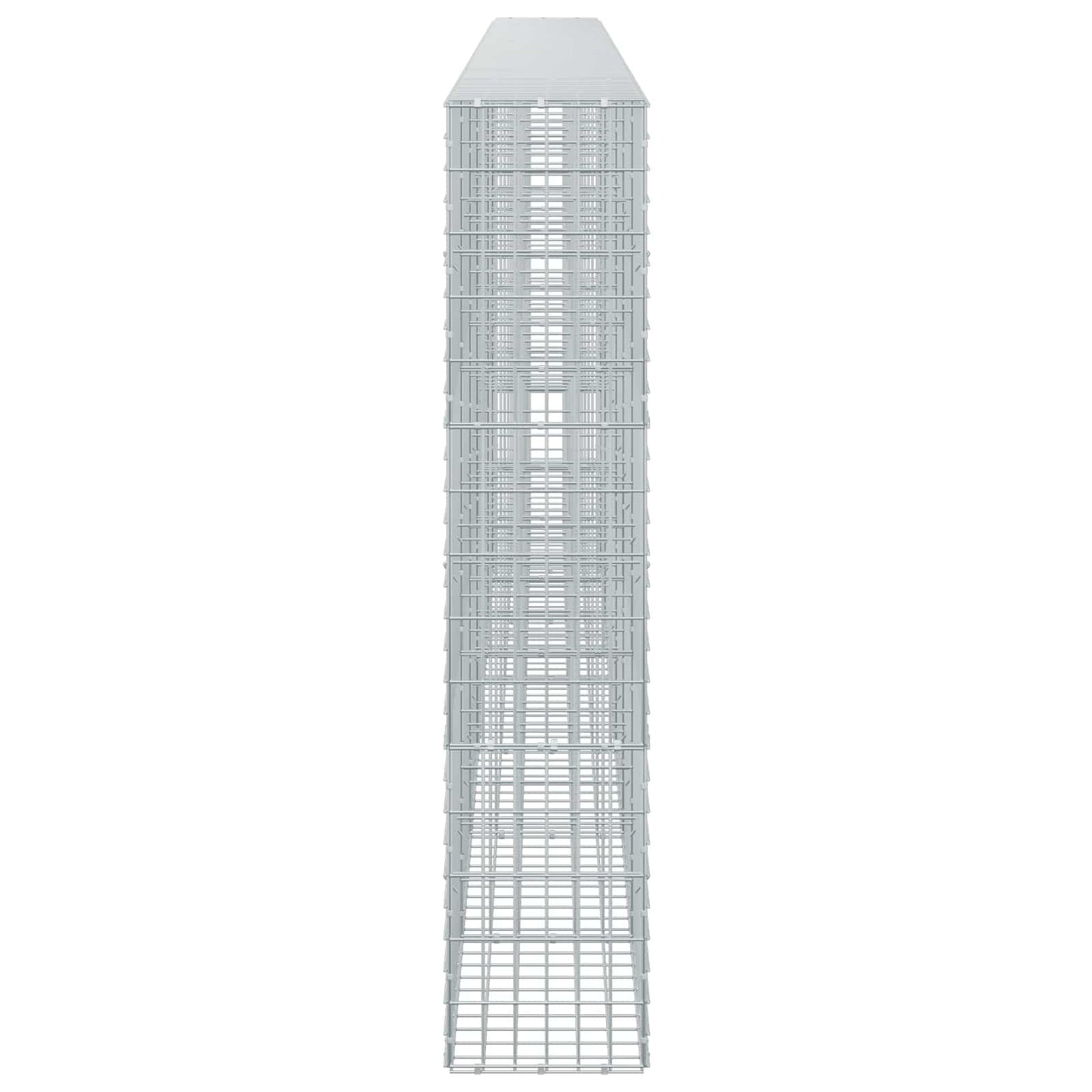 vidaXL Γκαμπιόν με σύρμα 3,5 mm και πλέγμα 5x10 cm 700x30x150 εκ
