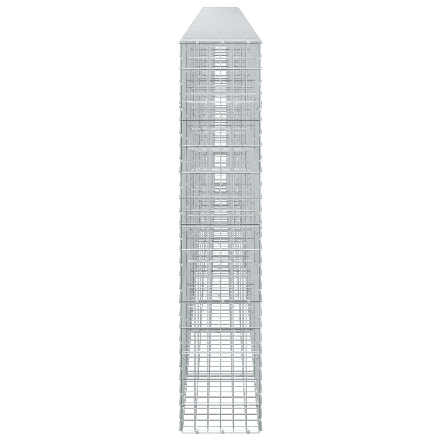 vidaXL Γκαμπιόν με σύρμα 3,5 mm και πλέγμα 5x10 cm 850x30x150 εκ