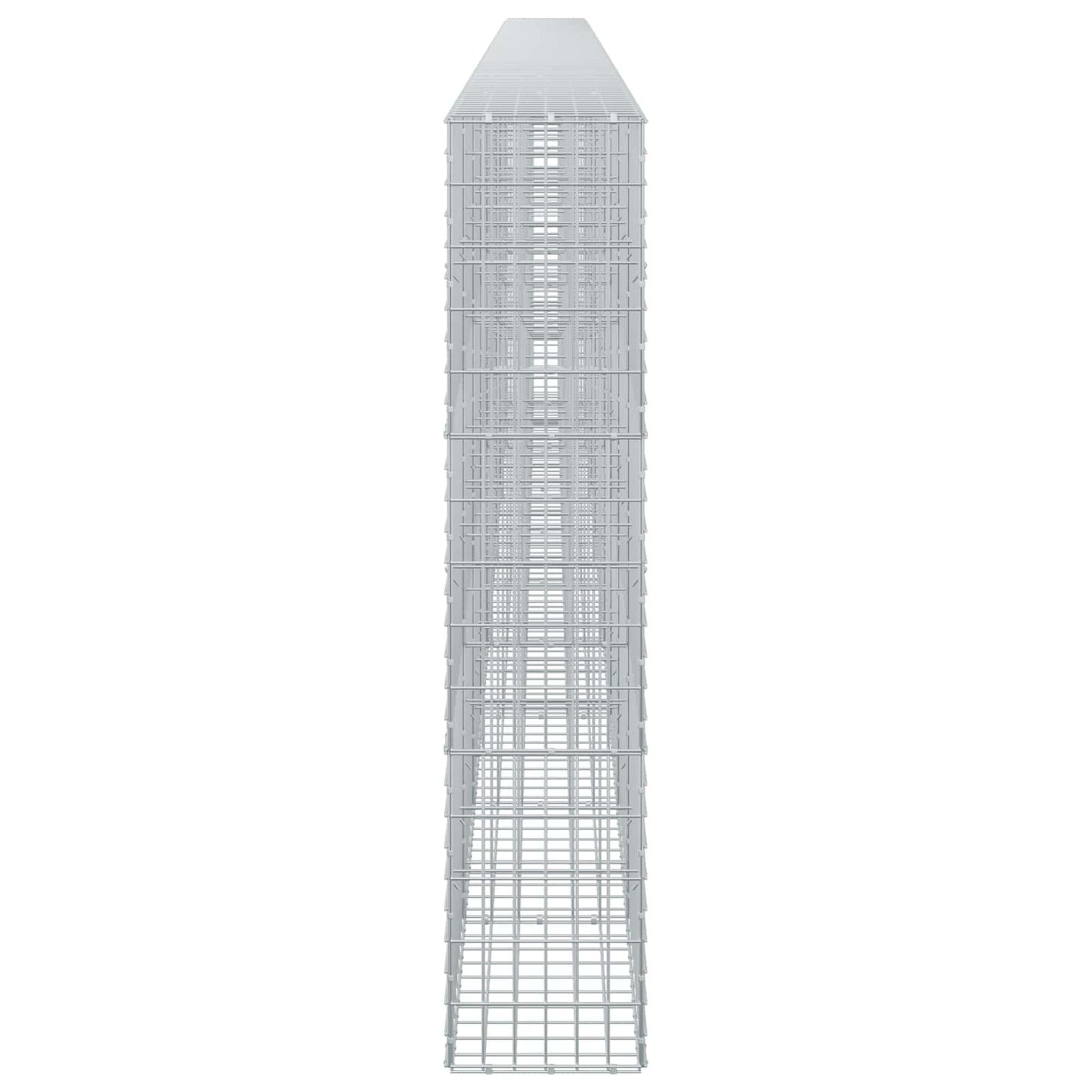 vidaXL Γκαμπιόν με σύρμα 3,5 mm και πλέγμα 5x10 cm 950x30x150 εκ
