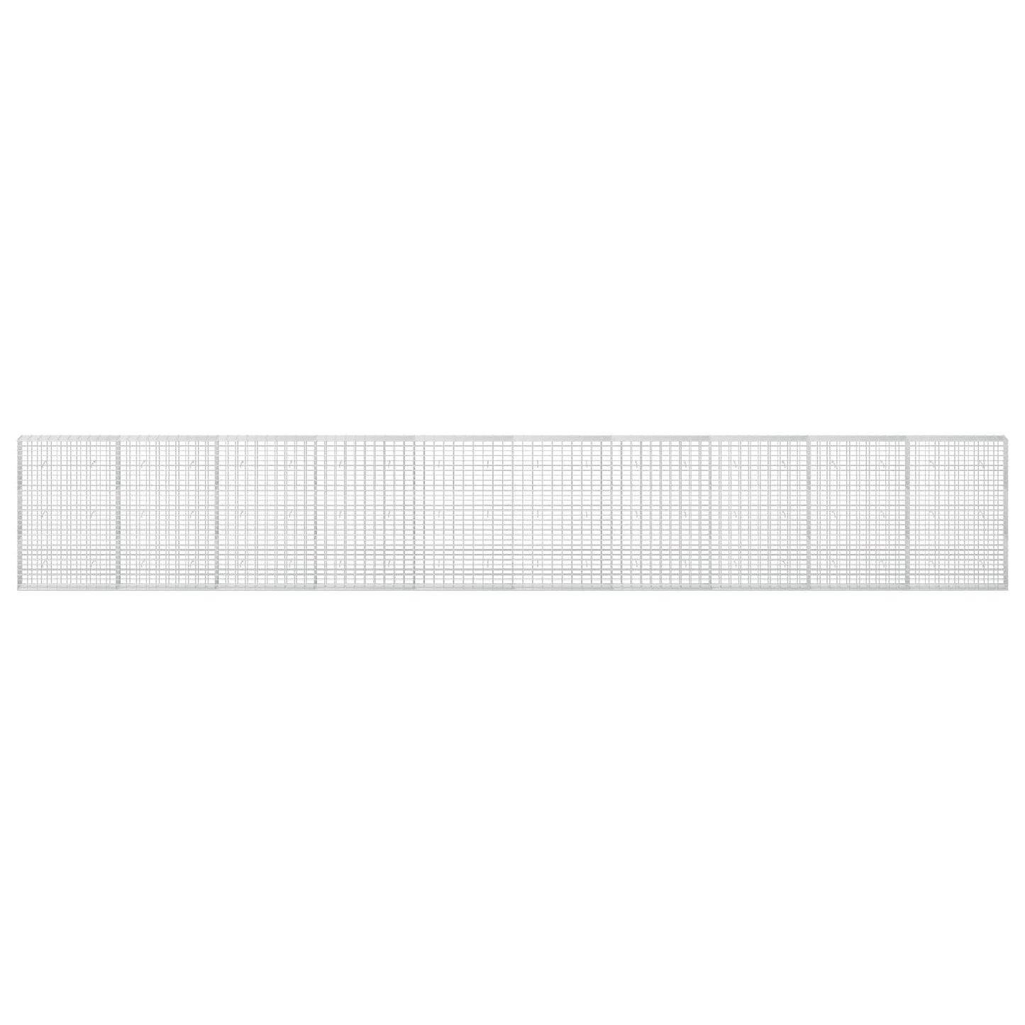vidaXL Γκαμπιόν με σύρμα 3,5 mm και πλέγμα 5x10 cm 1000x30x150 εκ.