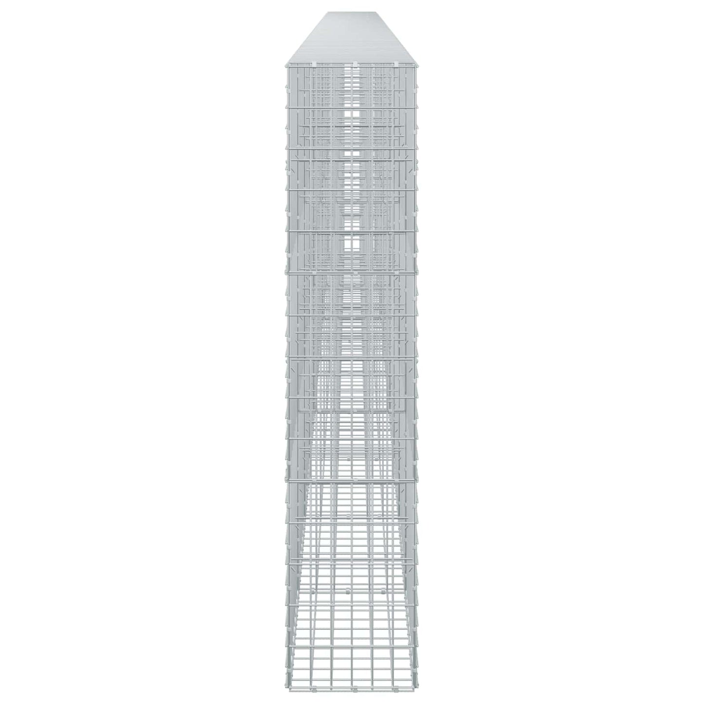 vidaXL Γκαμπιόν με σύρμα 3,5 mm και πλέγμα 5x10 cm 1000x30x150 εκ.