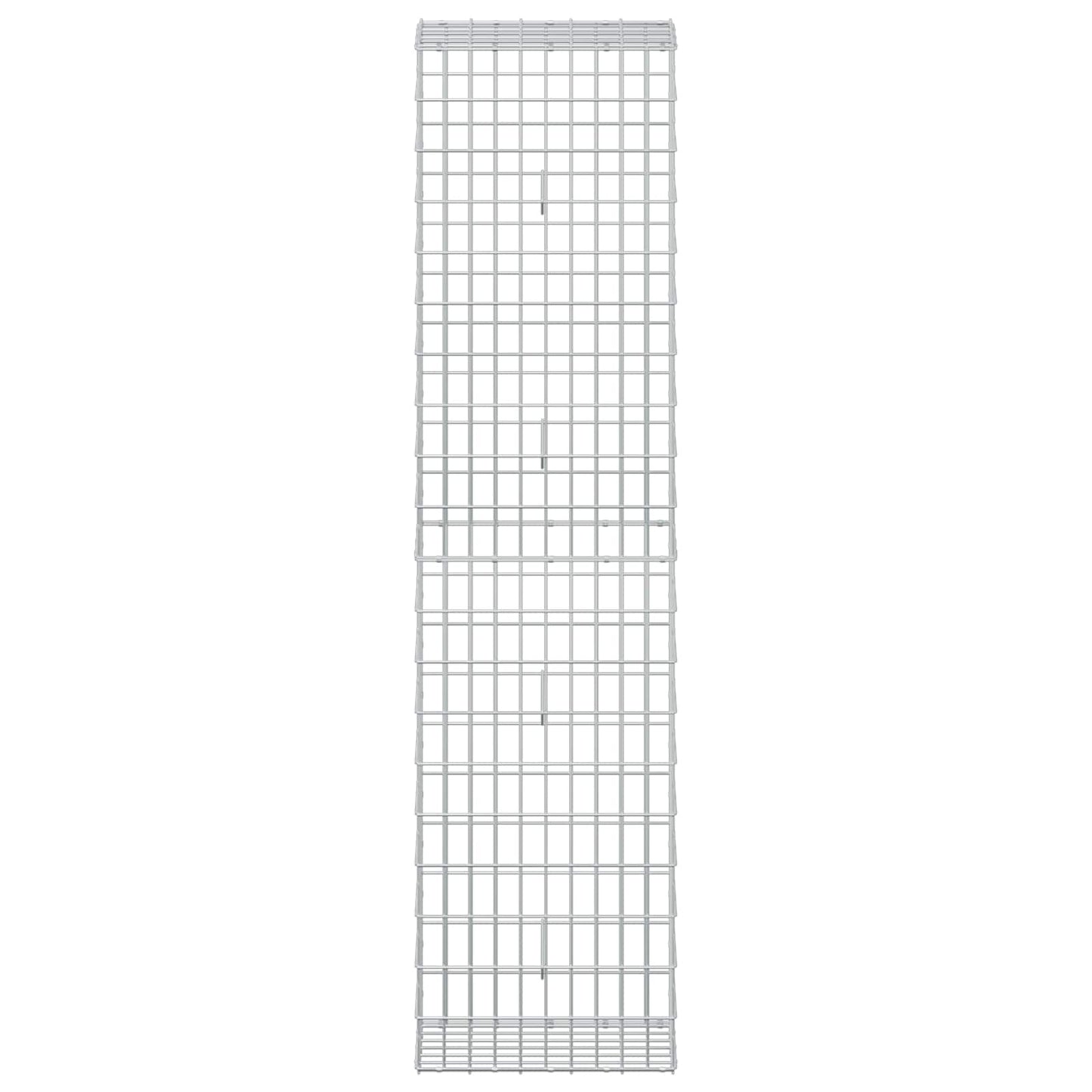 vidaXL Γκαμπιόν με σύρμα 3,5 mm και πλέγμα 5x10 cm 50x30x200 εκ