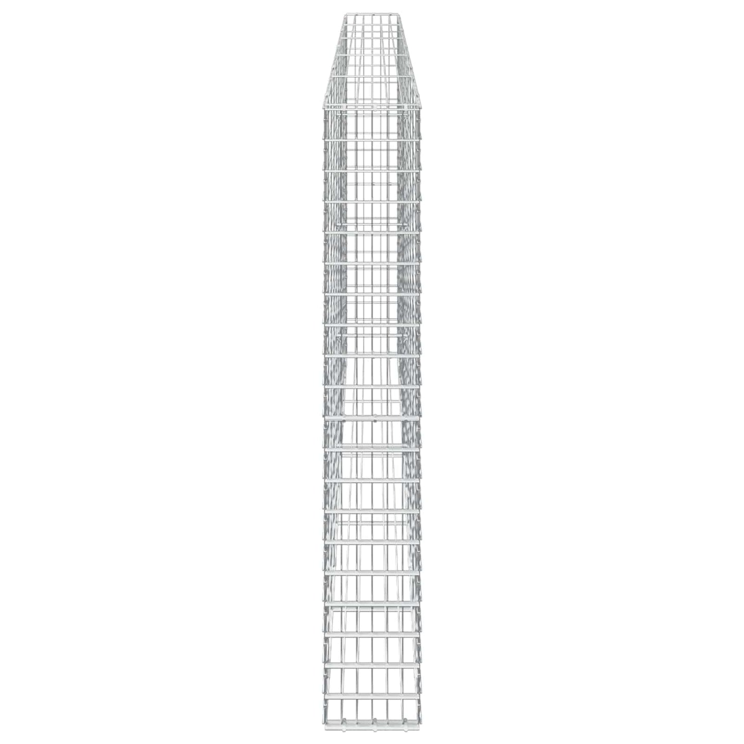 vidaXL Γκαμπιόν με σύρμα 3,5 mm και πλέγμα 5x10 cm 50x30x200 εκ