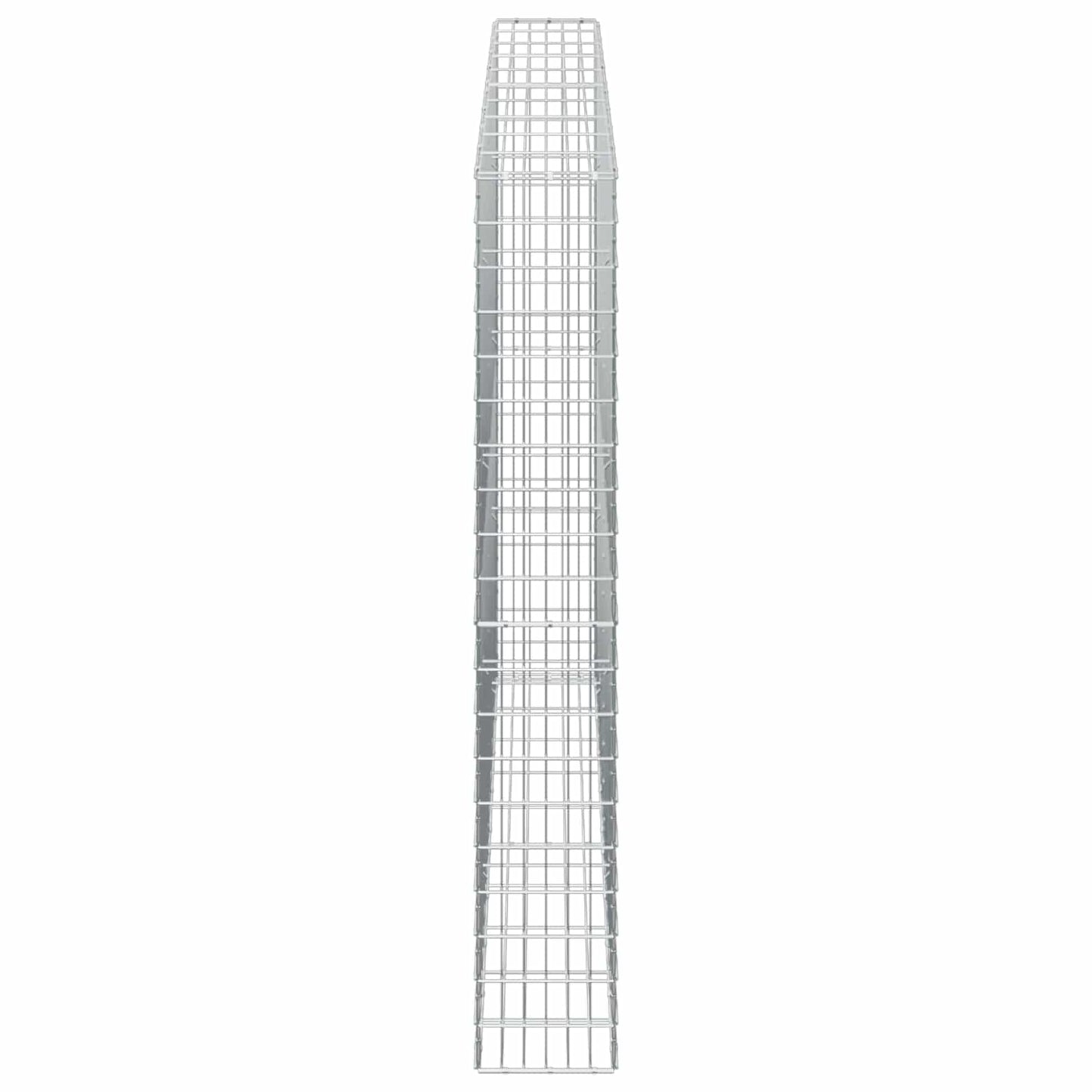 vidaXL Γκαμπιόν με σύρμα 3,5 mm και πλέγμα 5x10 cm 100x30x200 εκ.