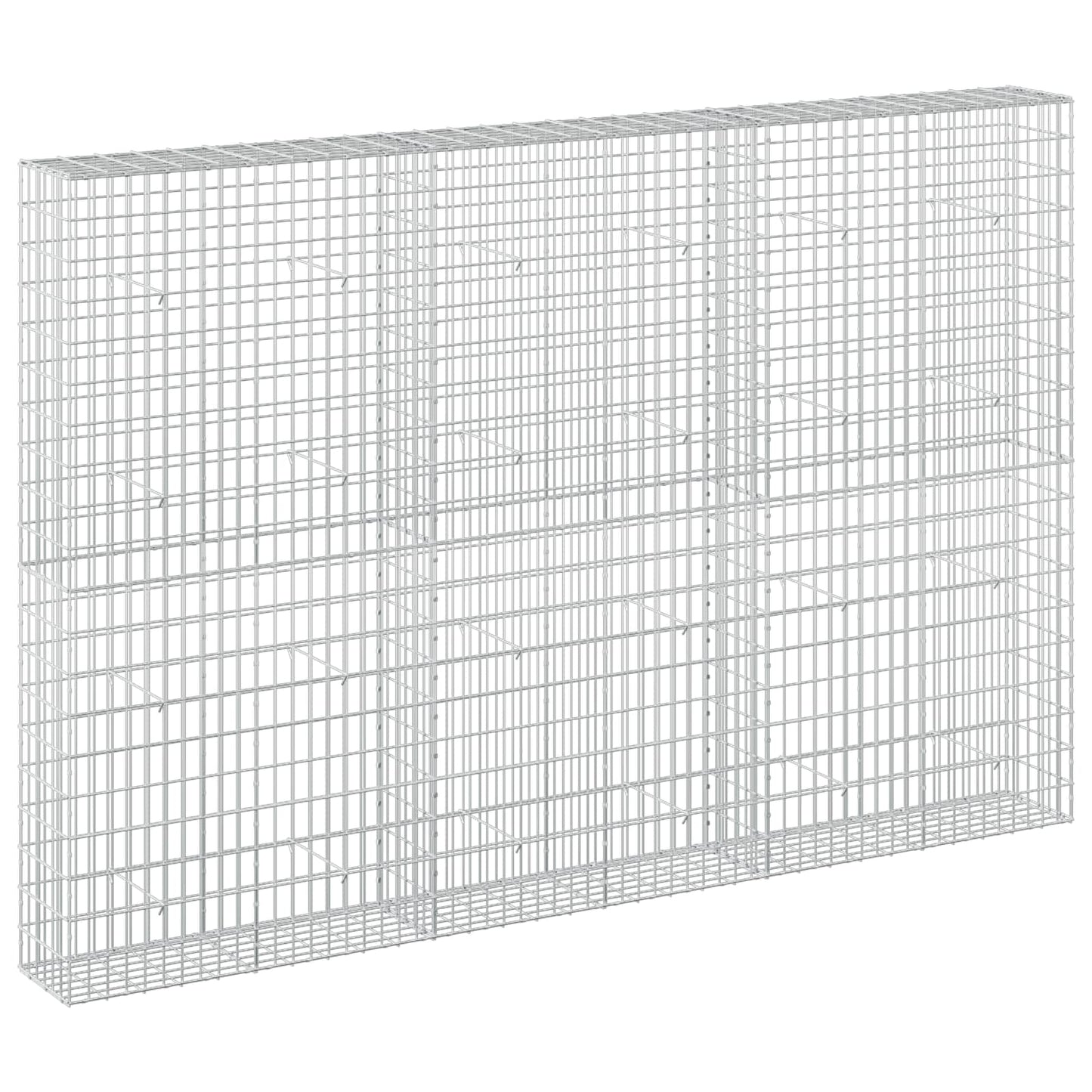 vidaXL Γκαμπιόν με σύρμα 3,5 mm και πλέγμα 5x10 cm 300x30x200 εκ