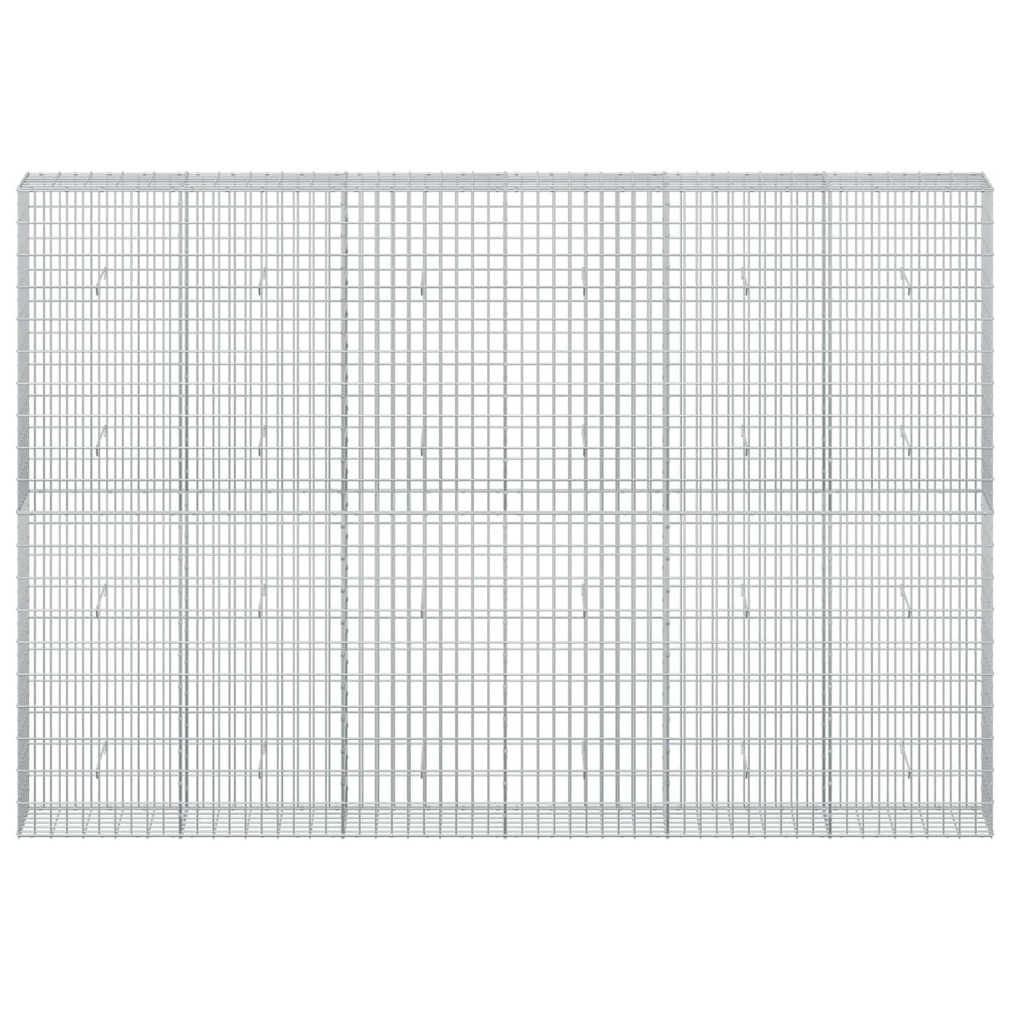 vidaXL Γκαμπιόν με σύρμα 3,5 mm και πλέγμα 5x10 cm 300x30x200 εκ