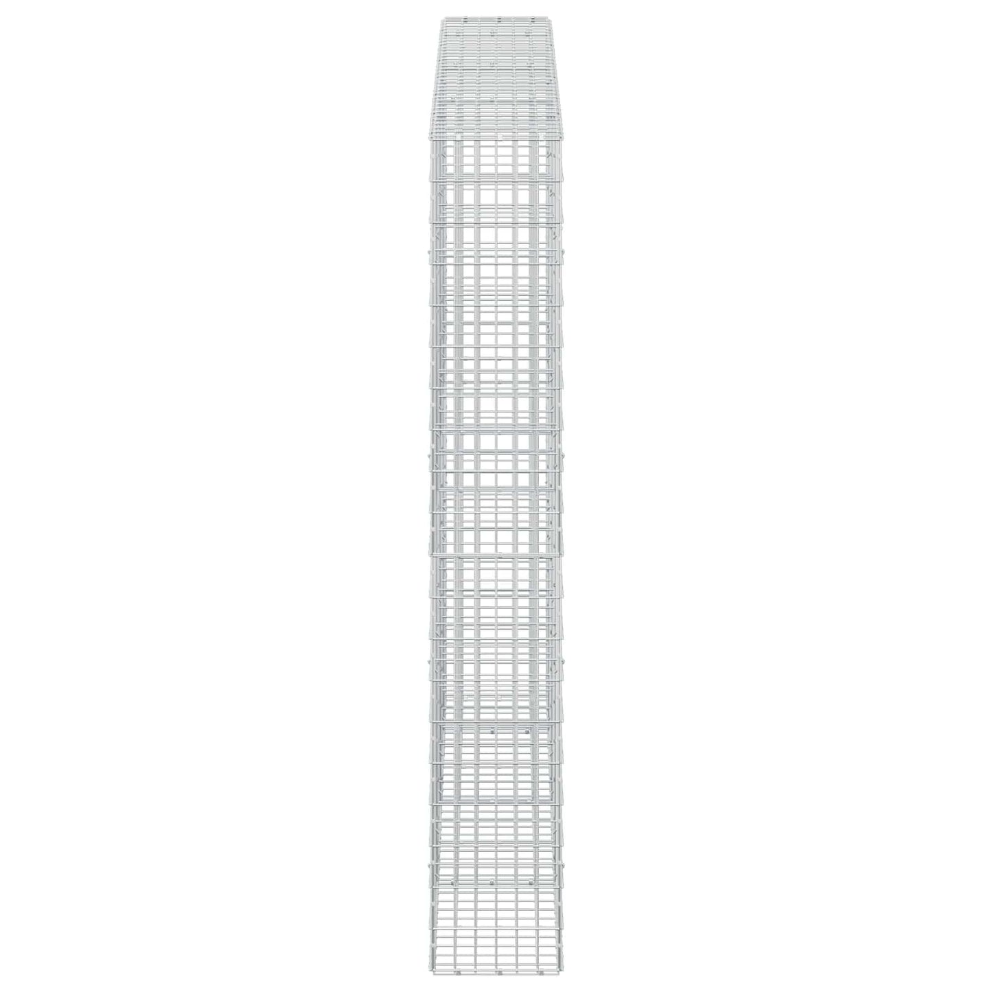 vidaXL Γκαμπιόν με σύρμα 3,5 mm και πλέγμα 5x10 cm 350x30x200 εκ