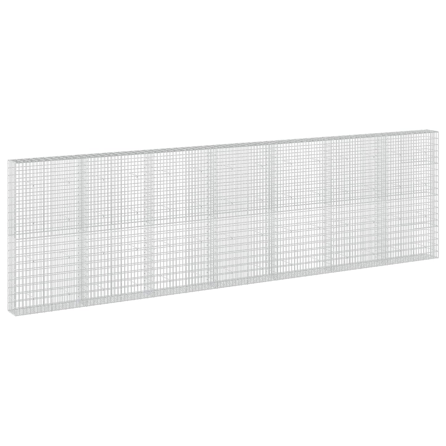 vidaXL Γκαμπιόν με σύρμα 3,5 mm και πλέγμα 5x10 cm 700x30x200 εκ.