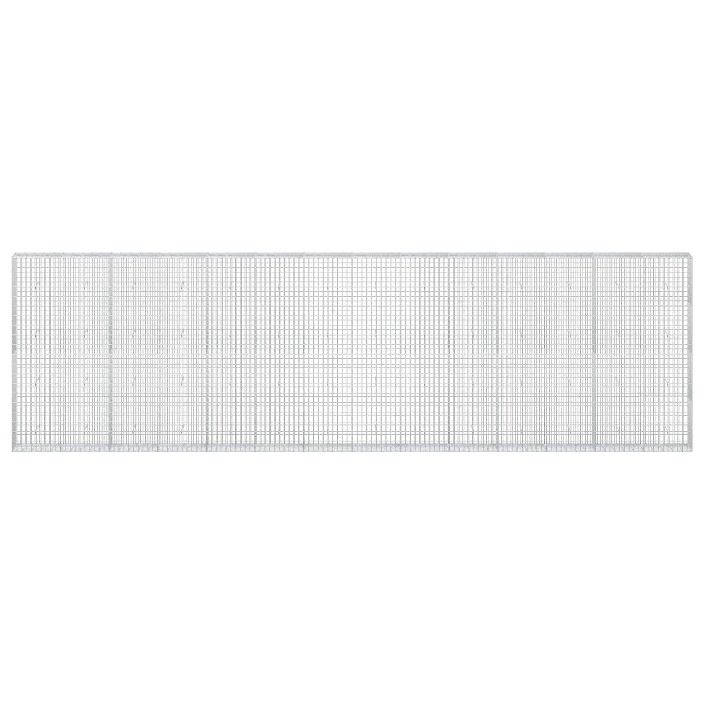 vidaXL Γκαμπιόν με σύρμα 3,5 mm και πλέγμα 5x10 cm 700x30x200 εκ.