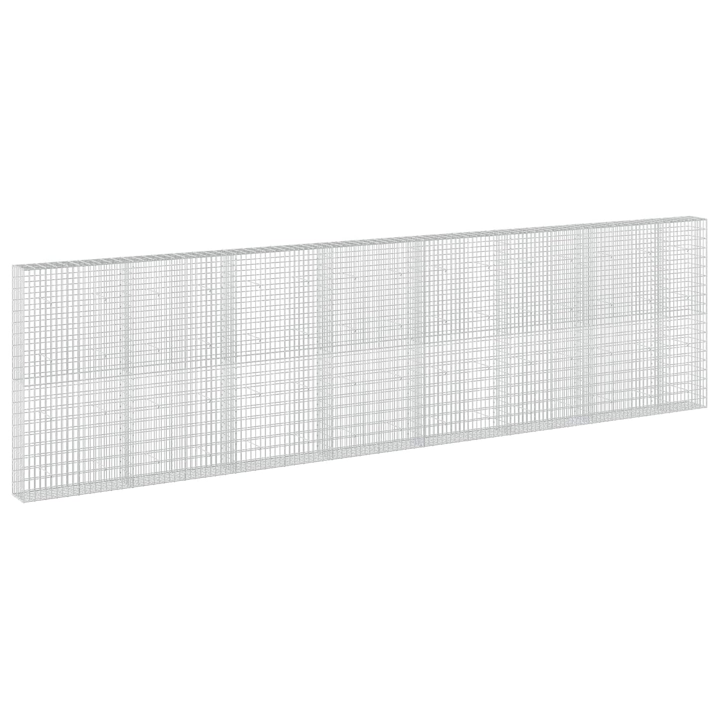 vidaXL Γκαμπιόν με σύρμα 3,5 mm και πλέγμα 5x10 cm 750x30x200 εκ