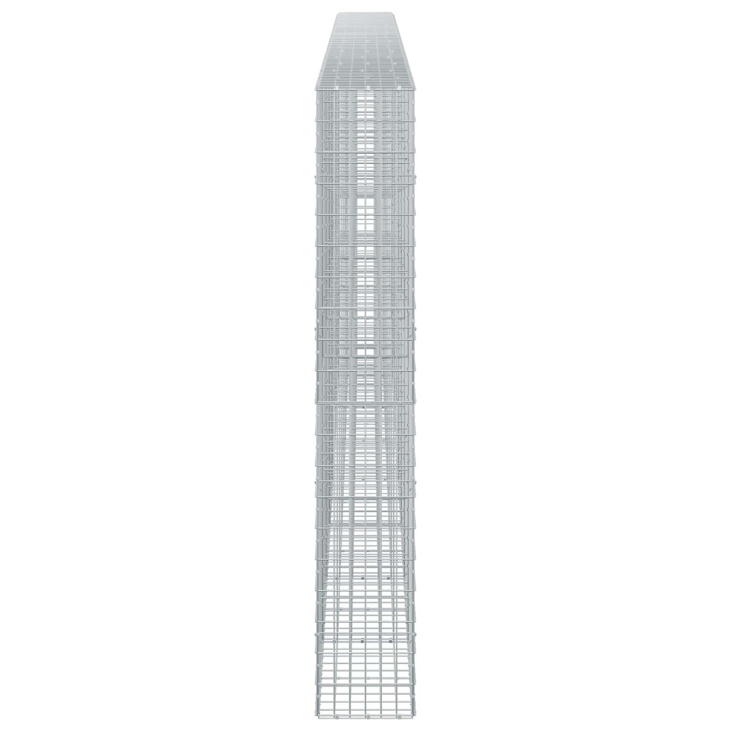 vidaXL Γκαμπιόν με σύρμα 3,5 mm και πλέγμα 5x10 cm 750x30x200 εκ