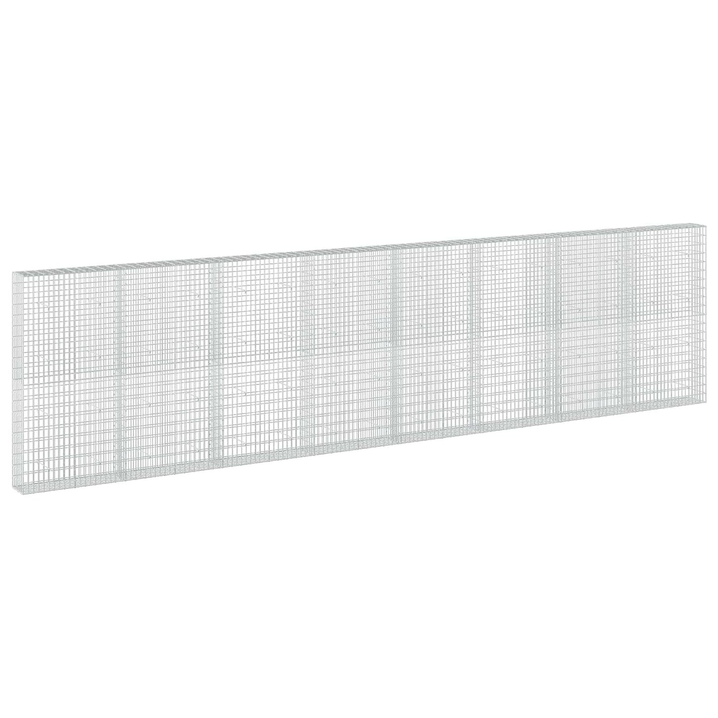 vidaXL Γκαμπιόν με σύρμα 3,5 mm και πλέγμα 5x10 cm 800x30x200 εκ