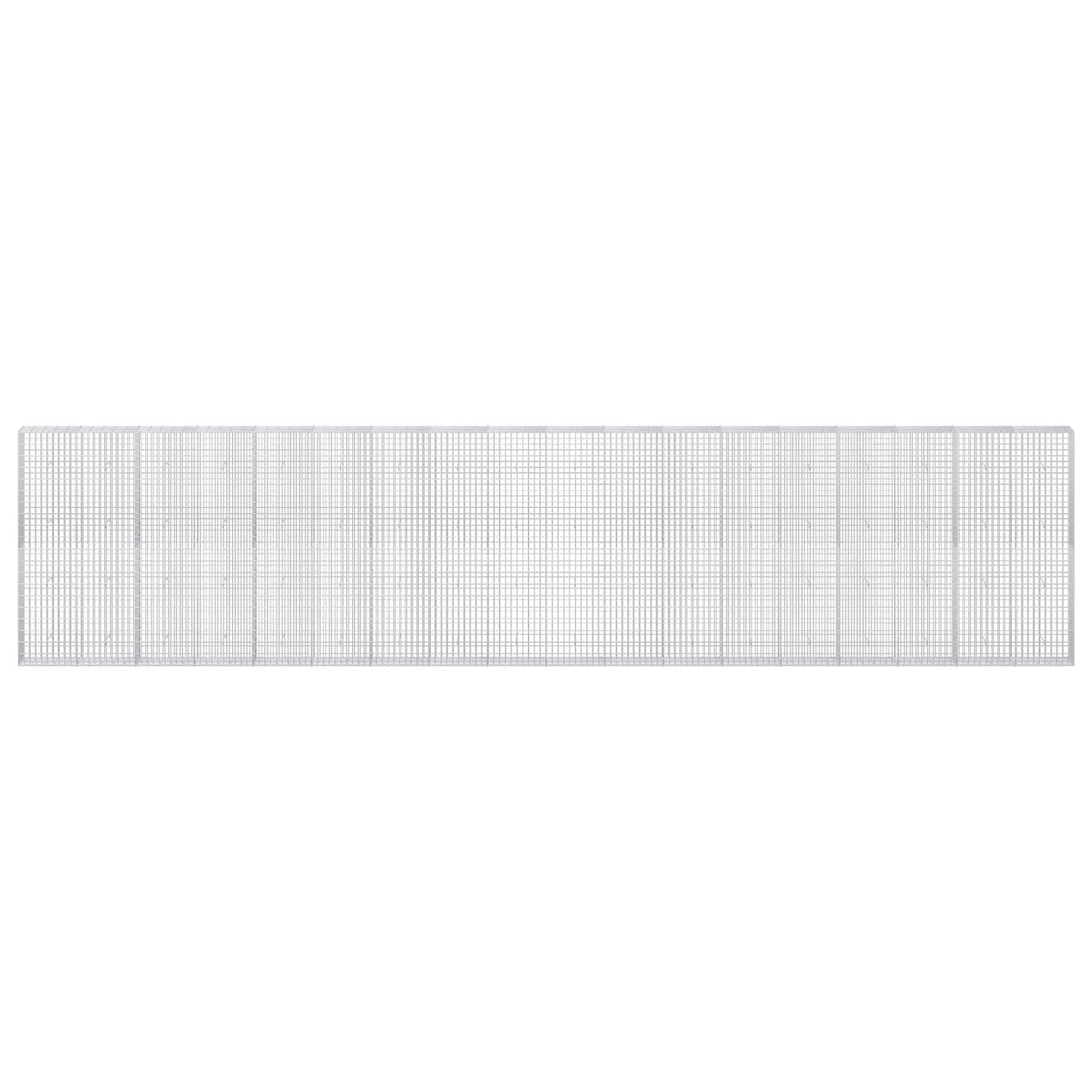 vidaXL Γκαμπιόν με σύρμα 3,5 mm και πλέγμα 5x10 cm 900x30x200 εκ