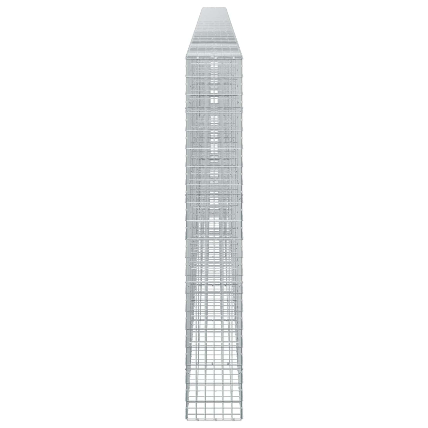 vidaXL Γκαμπιόν με σύρμα 3,5 mm και πλέγμα 5x10 cm 1000x30x200 εκ