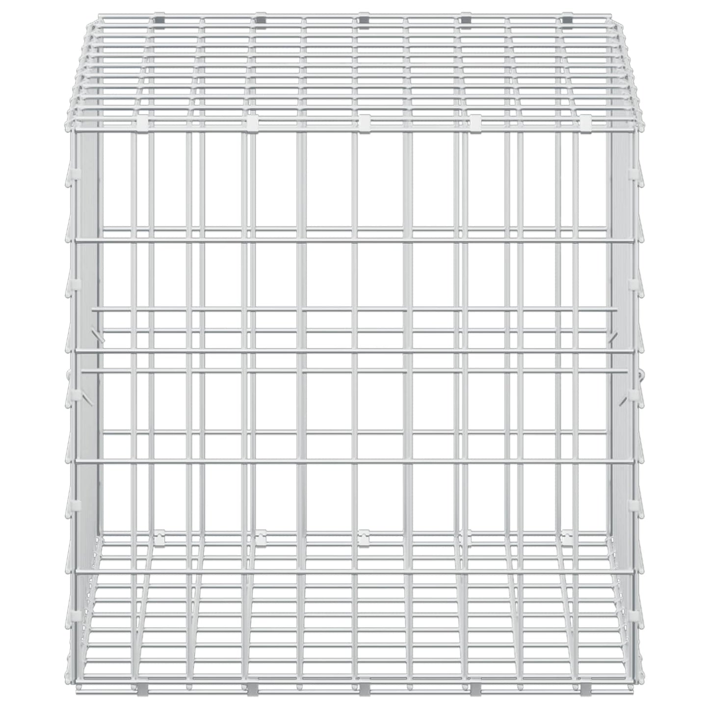 vidaXL Γκαμπιόν με σύρμα 3,5 mm και πλέγμα 5x10 cm 100x50x50 εκ