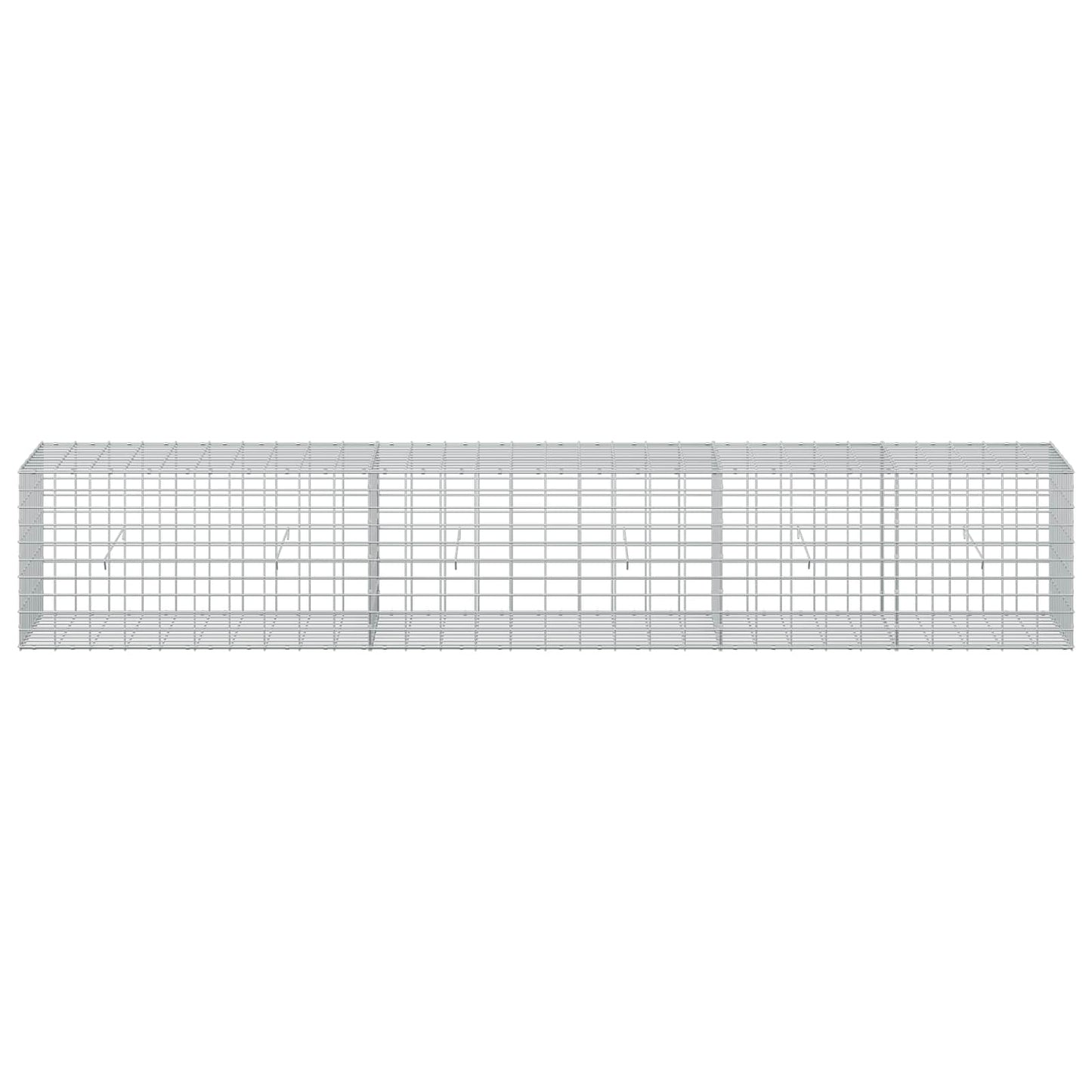 vidaXL Γκαμπιόν με σύρμα 3,5 mm και πλέγμα 5x10 cm 300x50x50 εκ