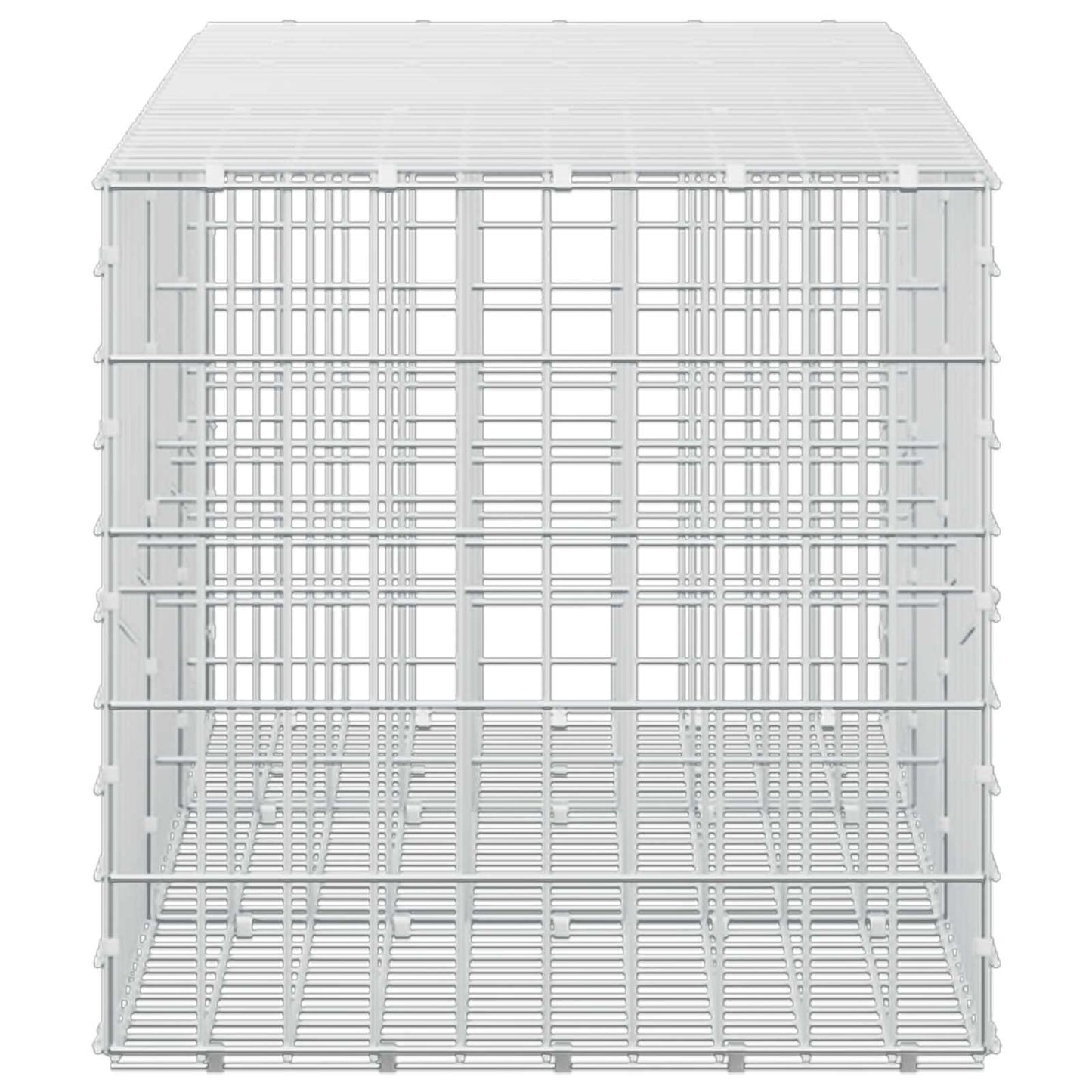 vidaXL Γκαμπιόν με σύρμα 3,5 mm και πλέγμα 5x10 cm 300x50x50 εκ