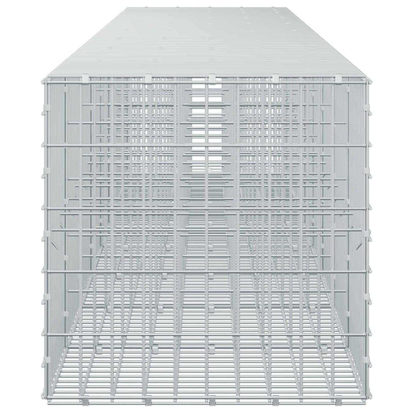 vidaXL Γκαμπιόν με σύρμα 3,5 mm και πλέγμα 5x10 cm 800x50x50 εκ