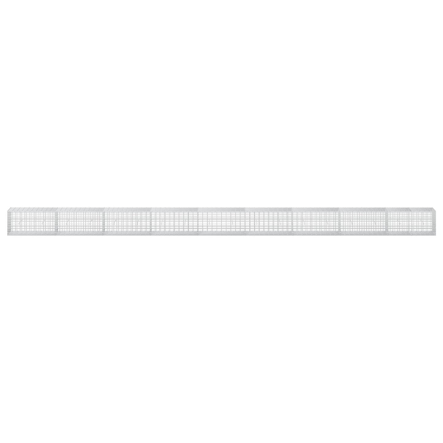 vidaXL Γκαμπιόν με σύρμα 3,5 mm και πλέγμα 5x10 cm 900x50x50 εκ