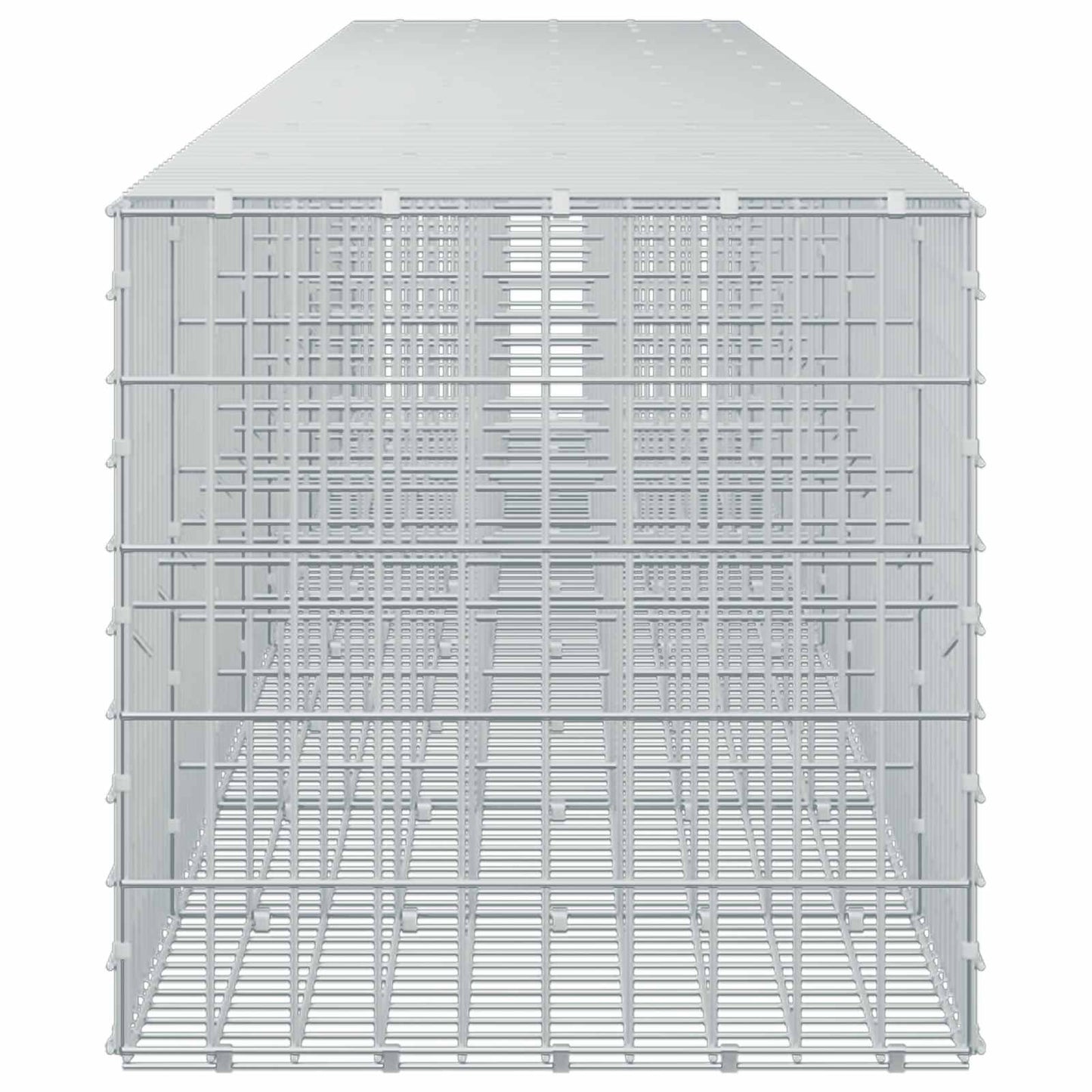 vidaXL Γκαμπιόν με σύρμα 3,5 mm και πλέγμα 5x10 cm 900x50x50 εκ