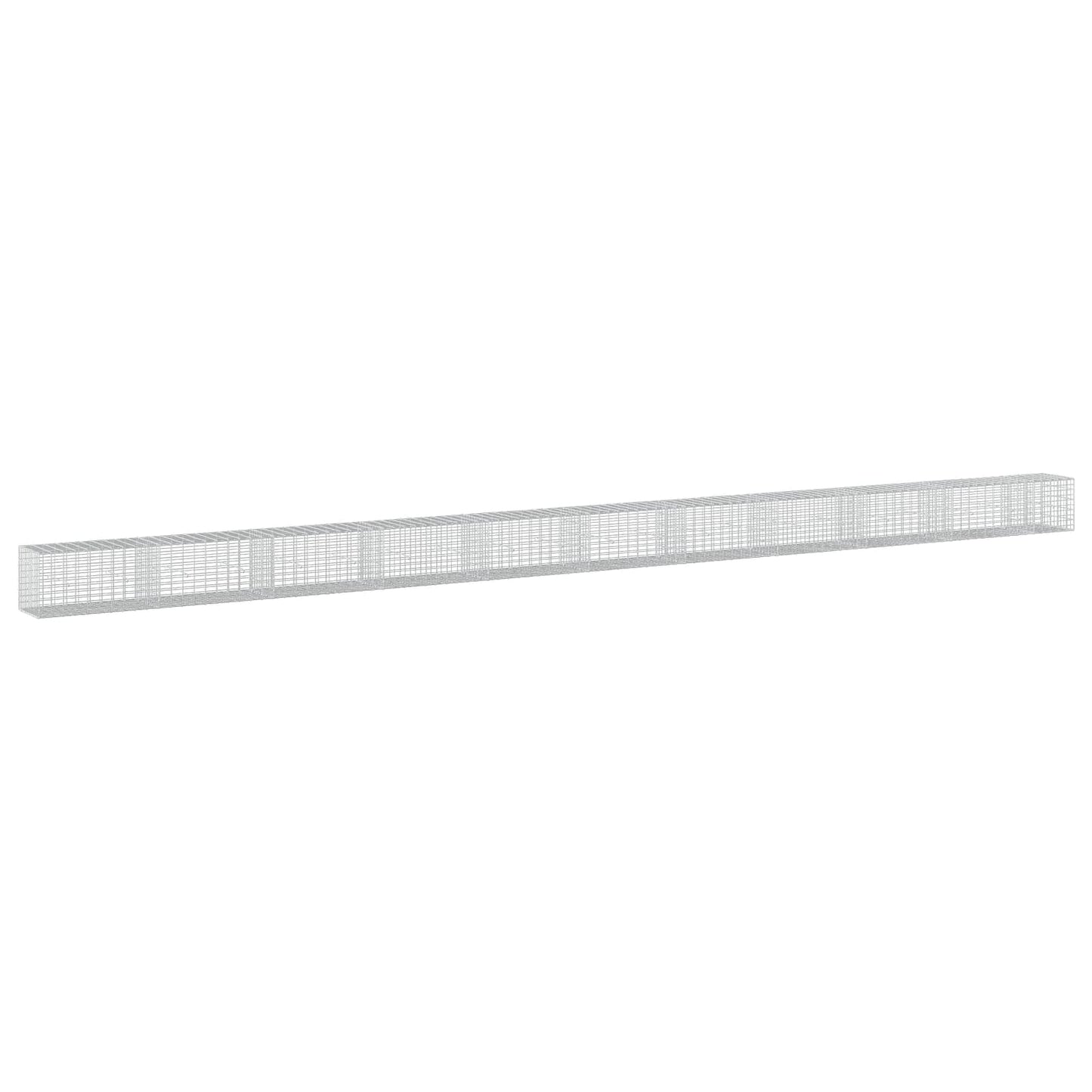 vidaXL Γκαμπιόν με σύρμα 3,5 mm και πλέγμα 5x10 cm 1050x50x50 εκ