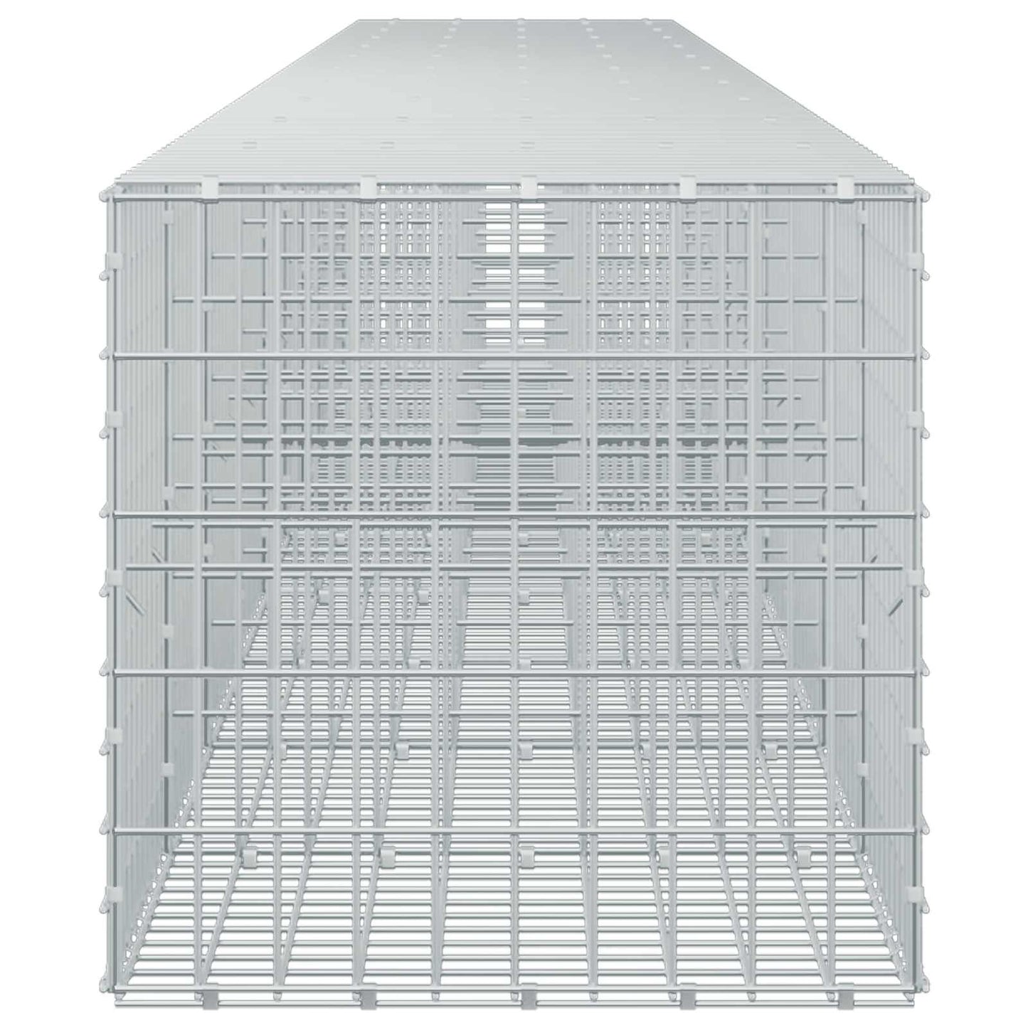 vidaXL Γκαμπιόν με σύρμα 3,5 mm και πλέγμα 5x10 cm 1050x50x50 εκ