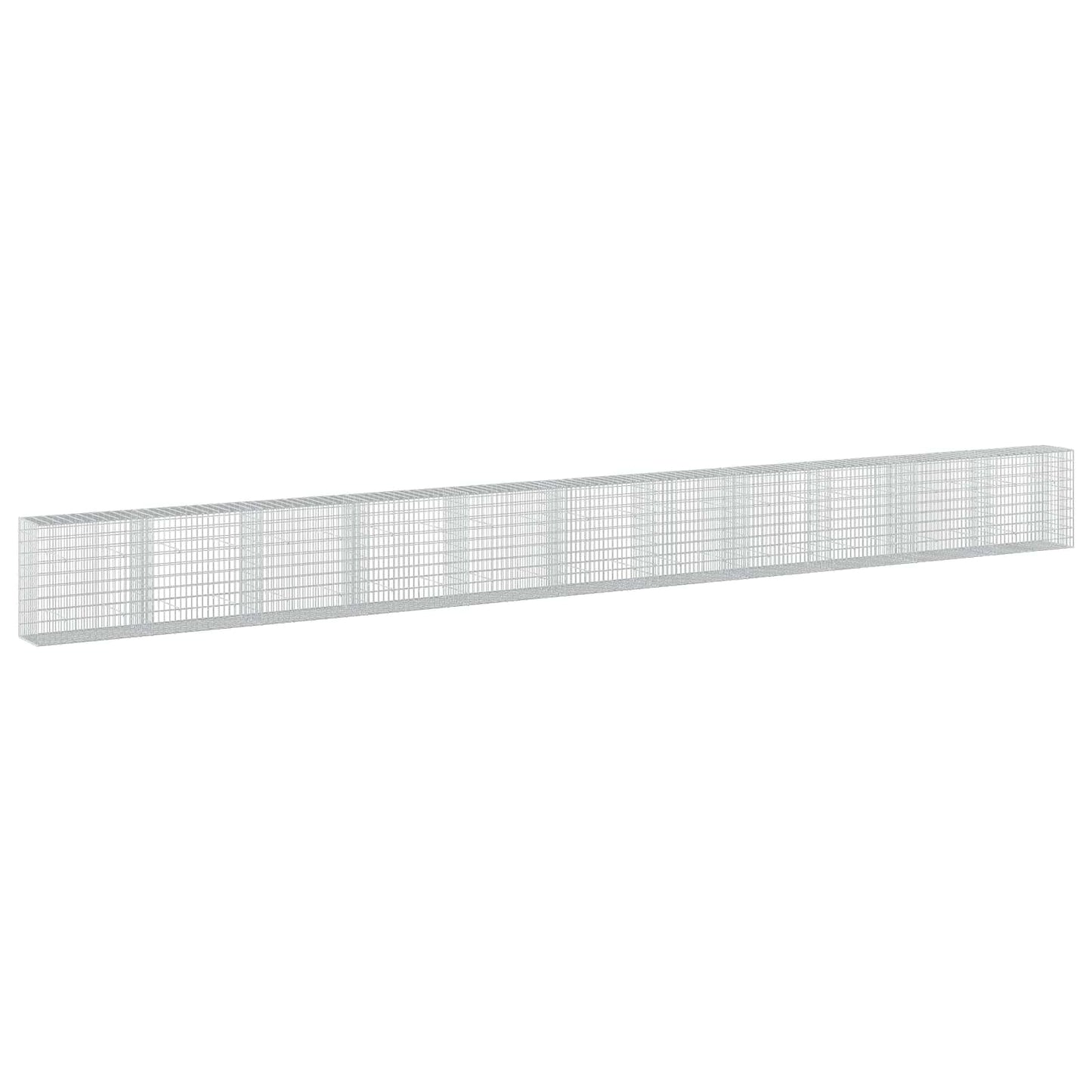 vidaXL Γκαμπιόν με σύρμα 3,5 mm και πλέγμα 5x10 cm 1100x50x100 εκ.