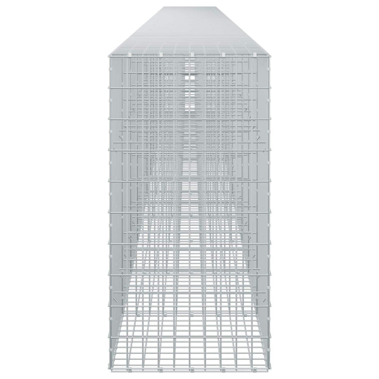 vidaXL Γκαμπιόν με σύρμα 3,5 mm και πλέγμα 5x10 cm 1200x50x100 εκ
