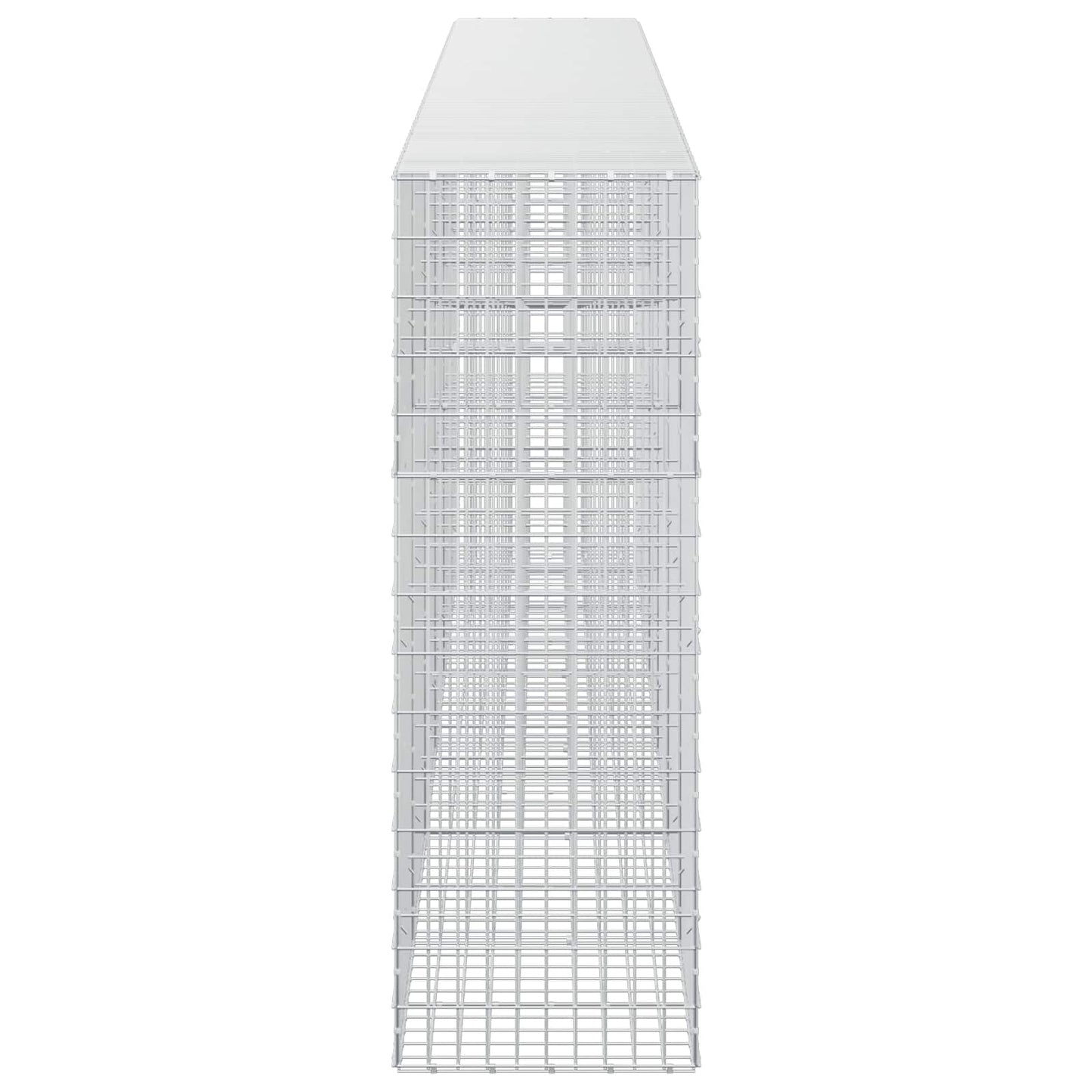 vidaXL Γκαμπιόν με σύρμα 3,5 mm και πλέγμα 5x10 cm 600x50x150 εκ