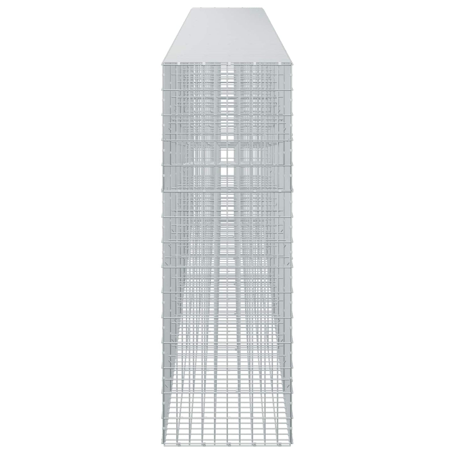 vidaXL Γκαμπιόν με σύρμα 3,5 mm και πλέγμα 5x10 cm 700x50x150 εκ.