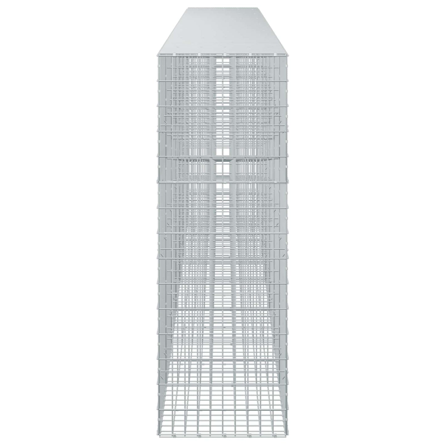 vidaXL Γκαμπιόν με σύρμα 3,5 mm και πλέγμα 5x10 cm 750x50x150 εκ