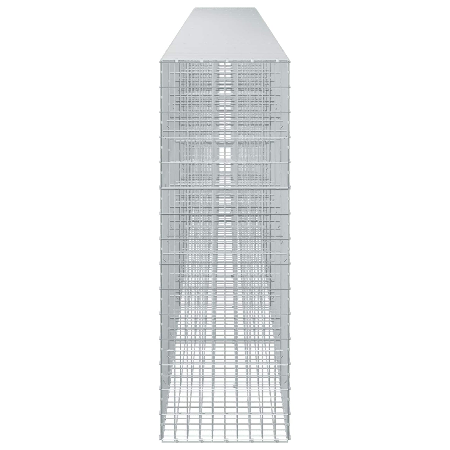 vidaXL Γκαμπιόν με σύρμα 3,5 mm και πλέγμα 5x10 cm 850x50x150 εκ